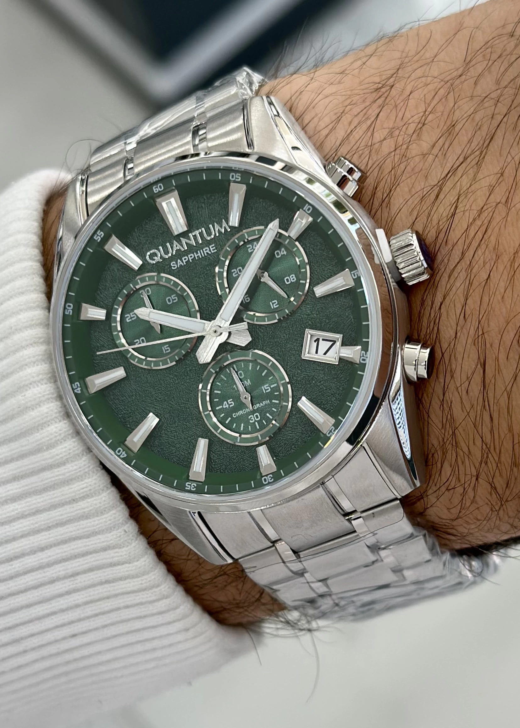 Quantum Orijinal 2 Yıl Garantili Su Geçirmez Çelik Kordon Fonksiyonlu Erkek Kol Saati