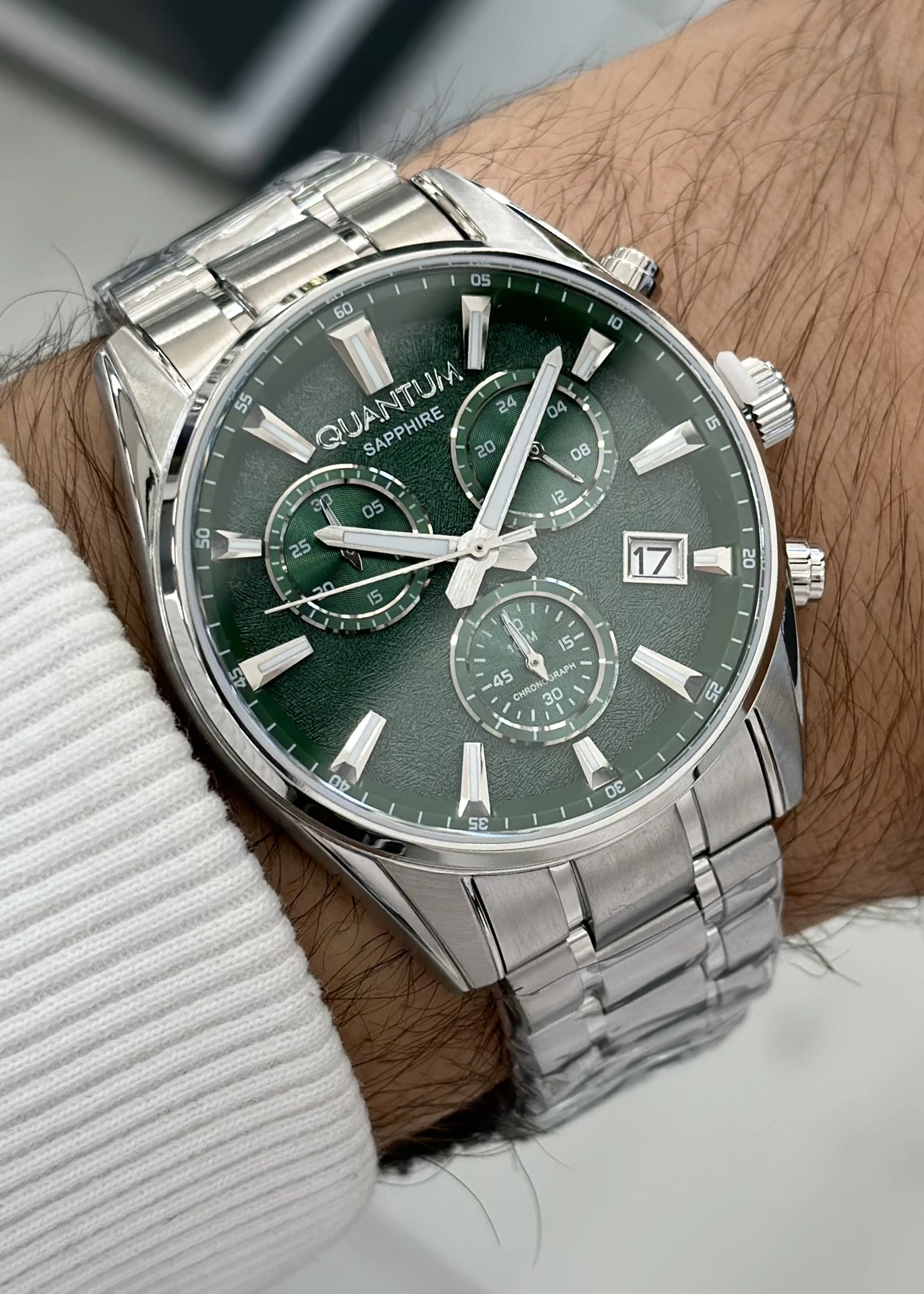 Quantum Orijinal 2 Yıl Garantili Su Geçirmez Çelik Kordon Fonksiyonlu Erkek Kol Saati