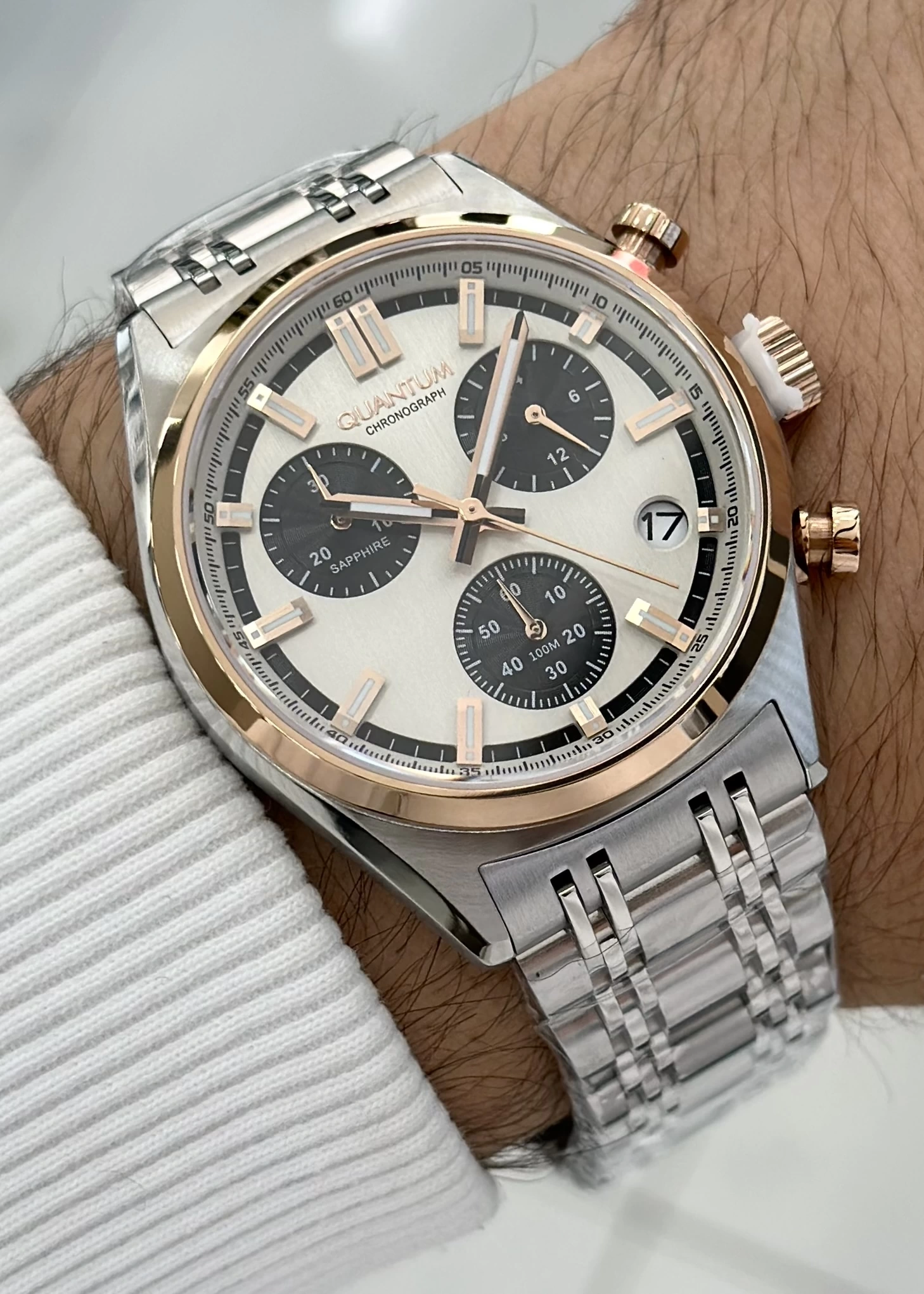 Quantum Çelik Kordon Fonksiyonlu Erkek Kol Saati