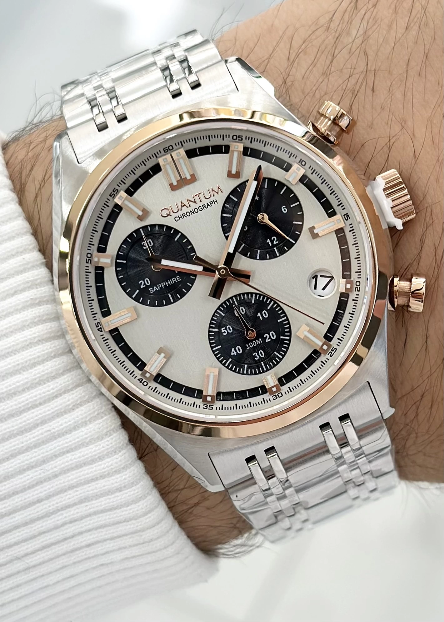 Quantum Çelik Kordon Fonksiyonlu Erkek Kol Saati