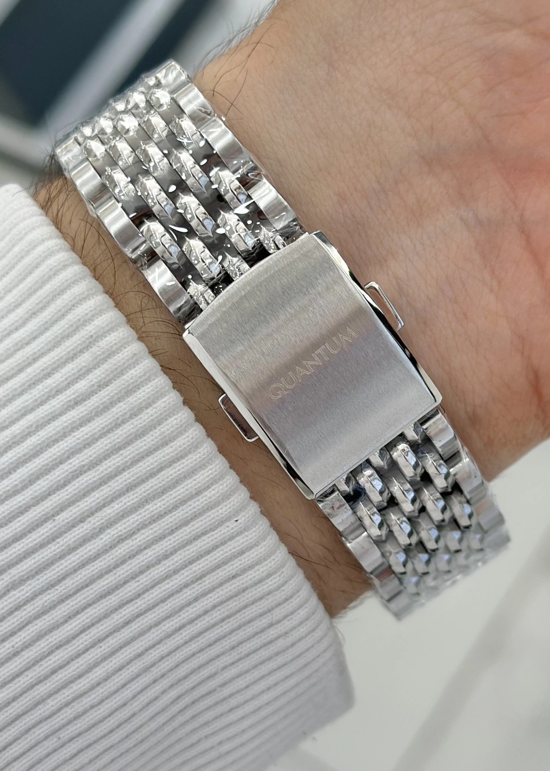 Quantum Çelik Kordon Fonksiyonlu Erkek Kol Saati