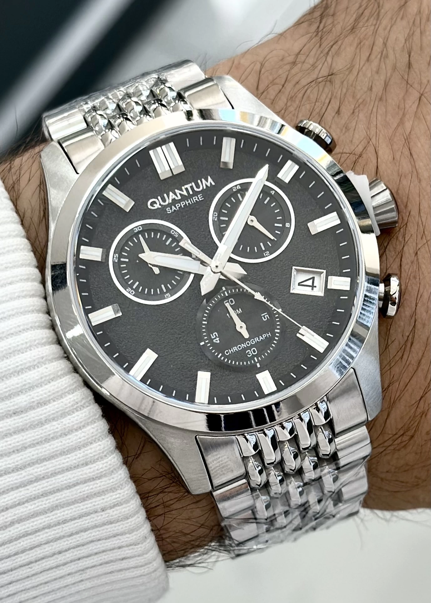 Quantum Çelik Kordon Fonksiyonlu Erkek Kol Saati