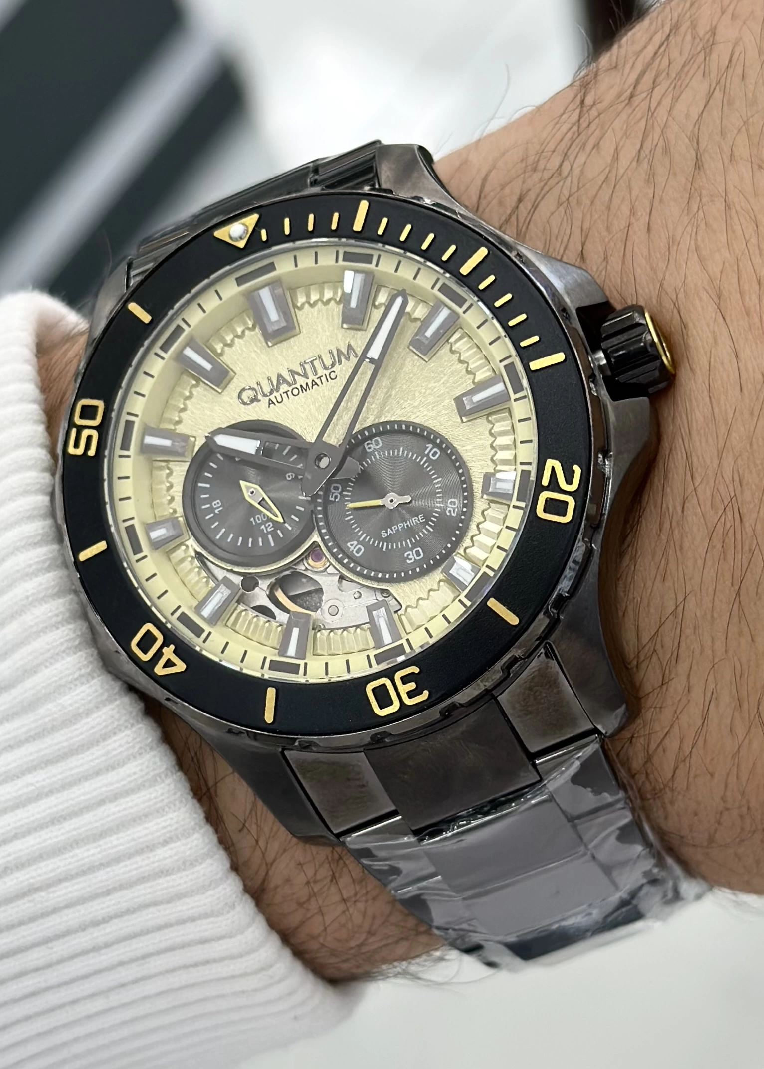 Quantum Çelik Kordon Fonksiyonlu Erkek Kol Saati