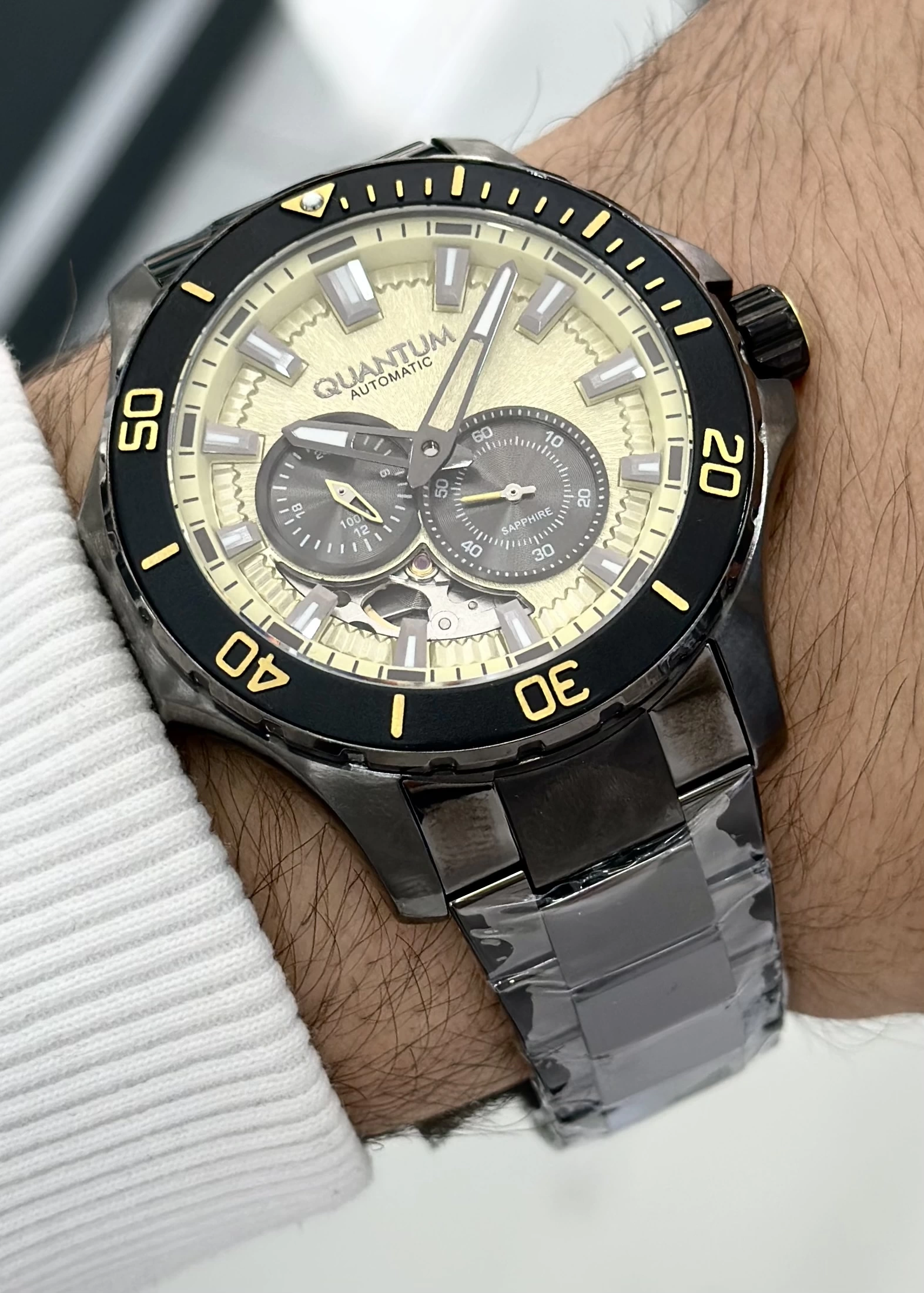 Quantum Çelik Kordon Fonksiyonlu Erkek Kol Saati