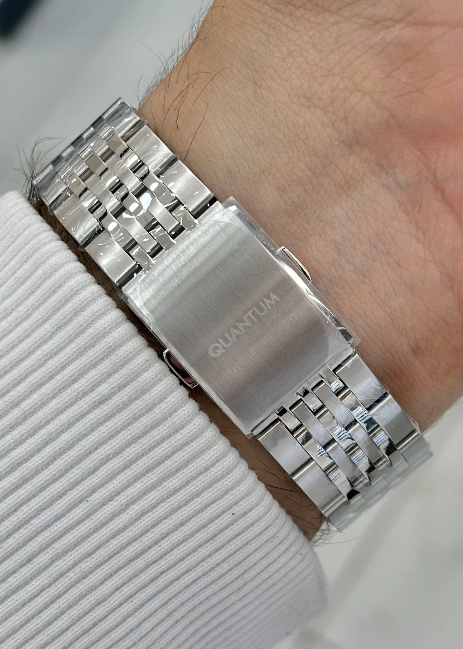 Quantum Çelik Kordon Fonksiyonlu Erkek Kol Saati