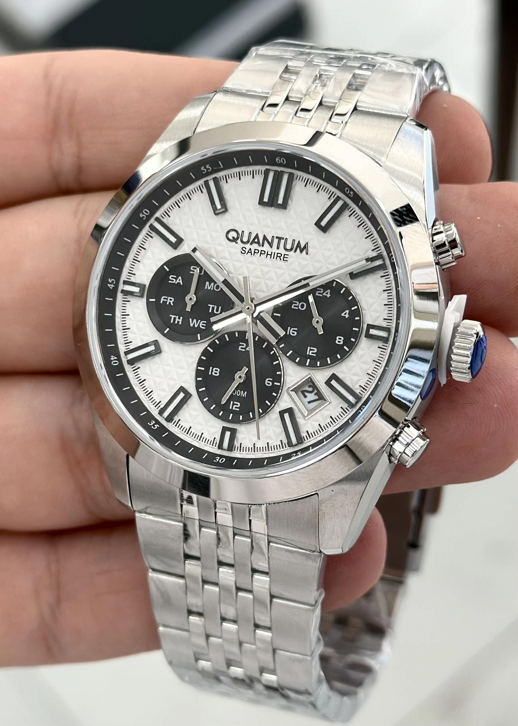 Quantum Çelik Kordon Fonksiyonlu Erkek Kol Saati
