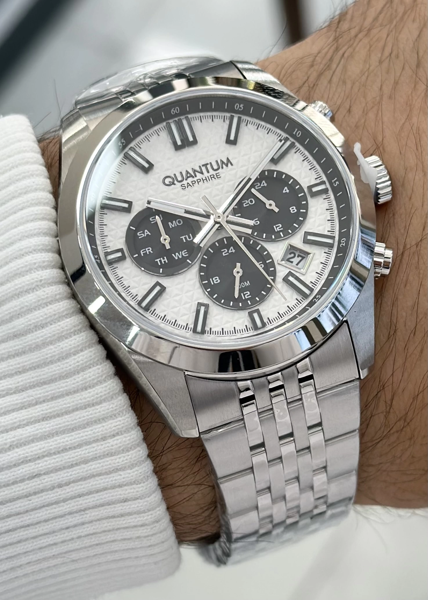 Quantum Çelik Kordon Fonksiyonlu Erkek Kol Saati