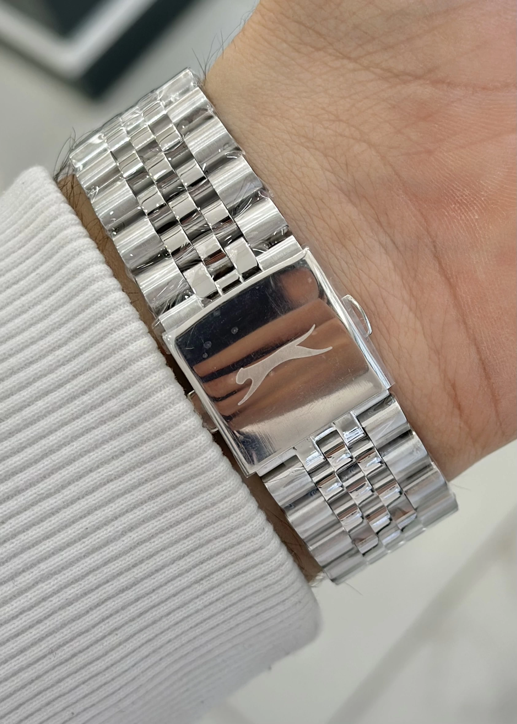 Slazenger Orijinal 2 Yıl Garantili Su Geçirmez Çelik Kordon Fonksiyonlu Erkek Kol Saati