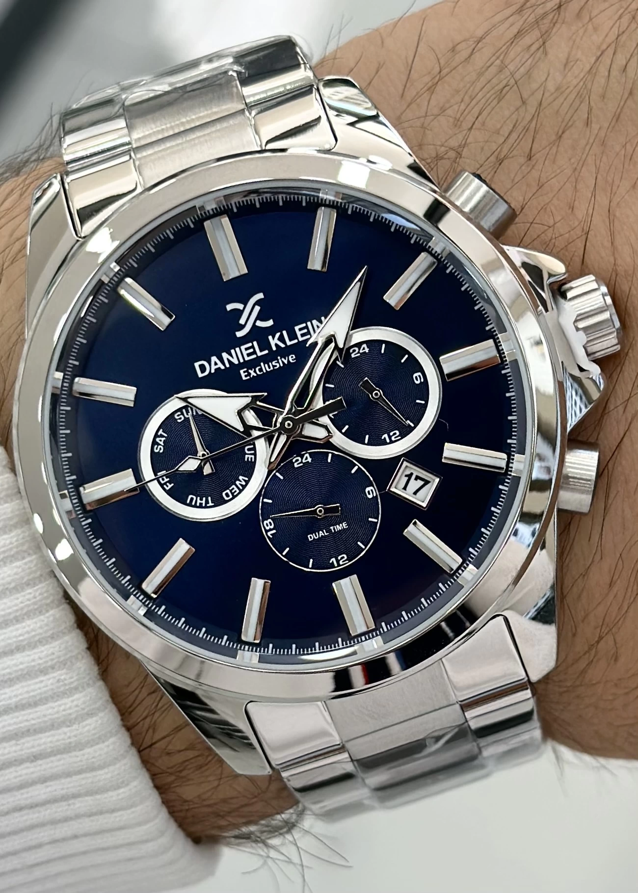 Daniel Klein Hediyelik Orijinal Erkek Kol Saati Su Geçirmez Çelik Kordon Hediye Bileklik DKE2025B6