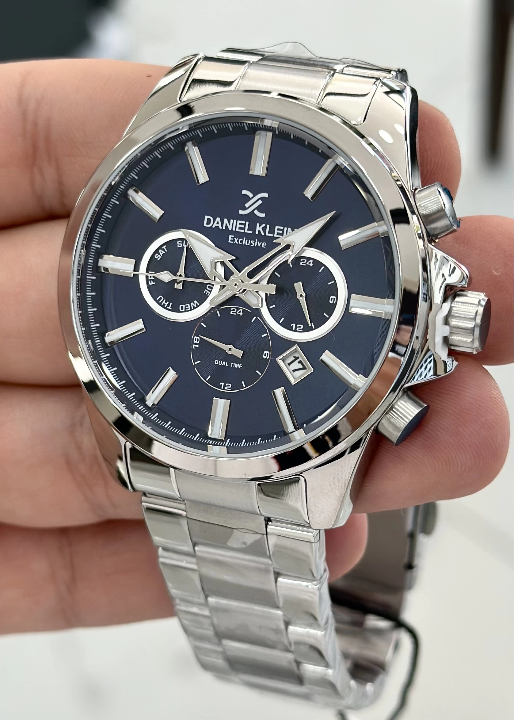 Daniel Klein Hediyelik Orijinal Erkek Kol Saati Su Geçirmez Çelik Kordon Hediye Bileklik DKE2025B6