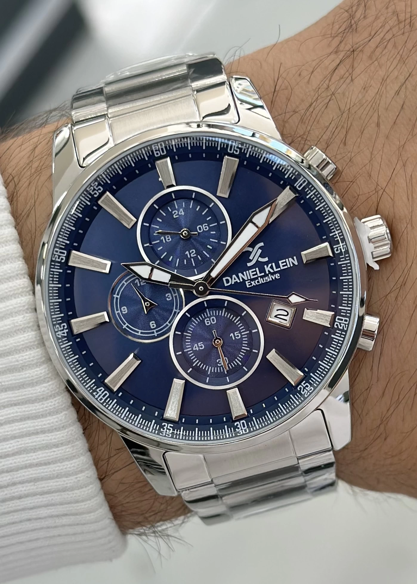 Daniel Klein Hediyelik Orijinal Erkek Kol Saati Su Geçirmez Çelik Kordon DKE2025S5