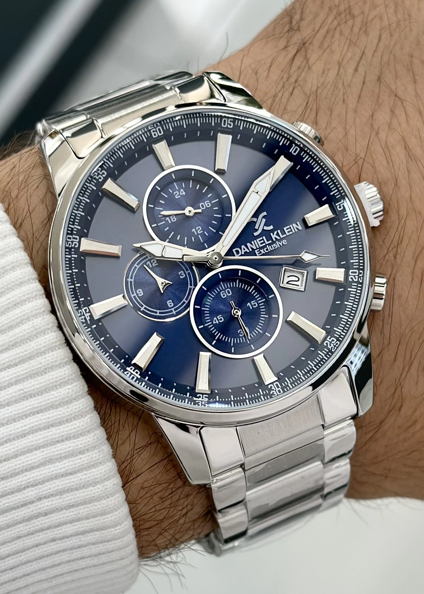 Daniel Klein Hediyelik Orijinal Erkek Kol Saati Su Geçirmez Çelik Kordon DKE2025S5