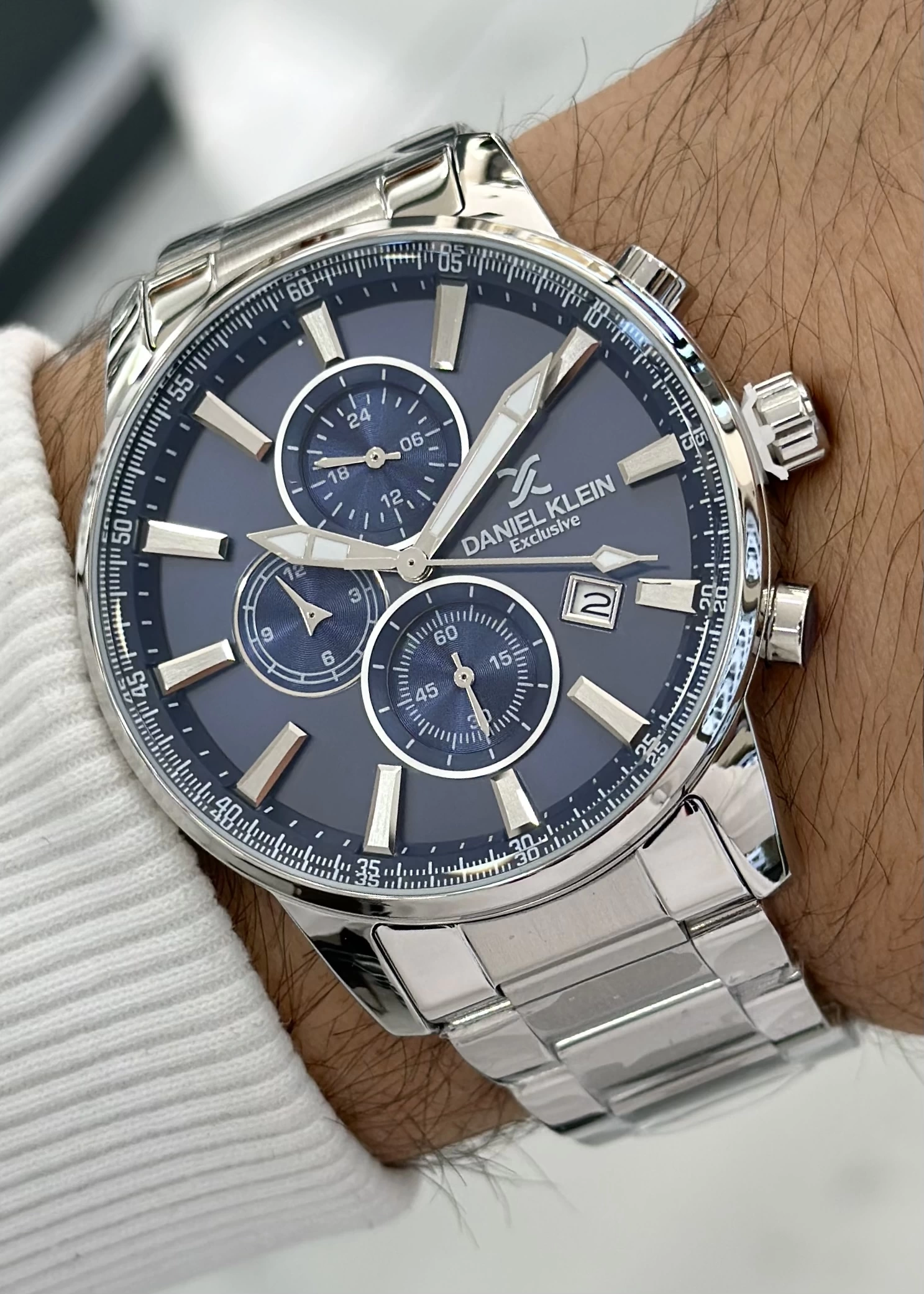 Daniel Klein Hediyelik Orijinal Erkek Kol Saati Su Geçirmez Çelik Kordon DKE2025S5