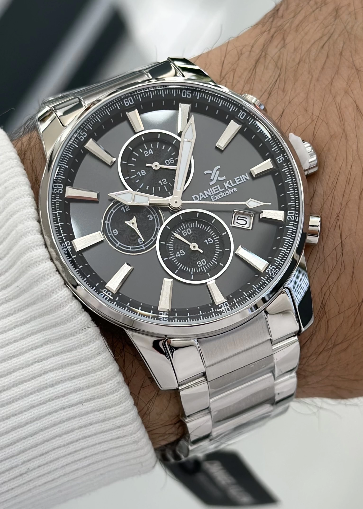 Daniel Klein Orijinal 2 Yıl Garantili Su Geçirmez Çelik Kordon Fonksiyonlu Erkek Kol Saati ILK.10602.02