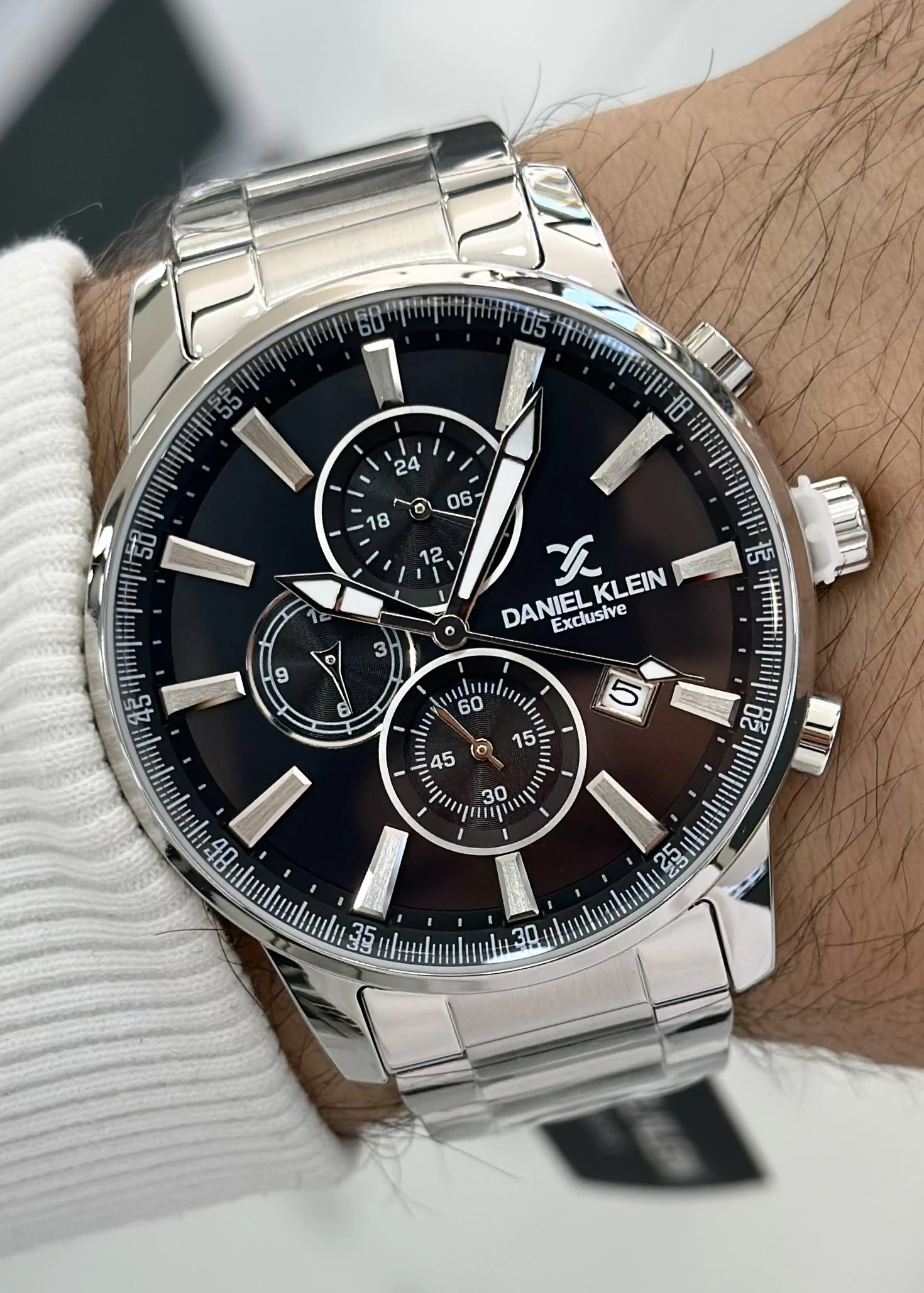 Daniel Klein Orijinal 2 Yıl Garantili Su Geçirmez Çelik Kordon Fonksiyonlu Erkek Kol Saati ILK.10602.02