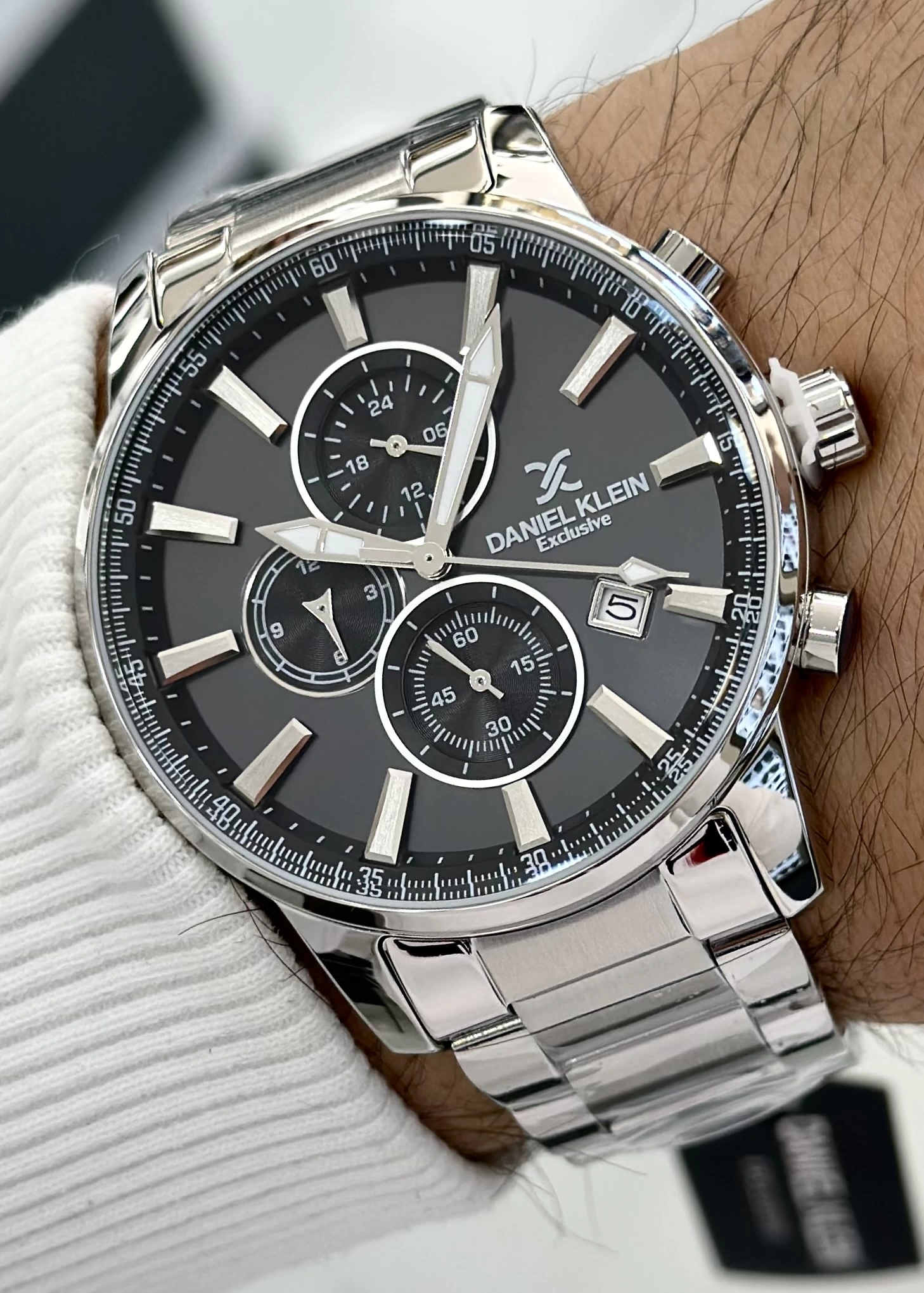 Daniel Klein Orijinal 2 Yıl Garantili Su Geçirmez Çelik Kordon Fonksiyonlu Erkek Kol Saati ILK.10602.02