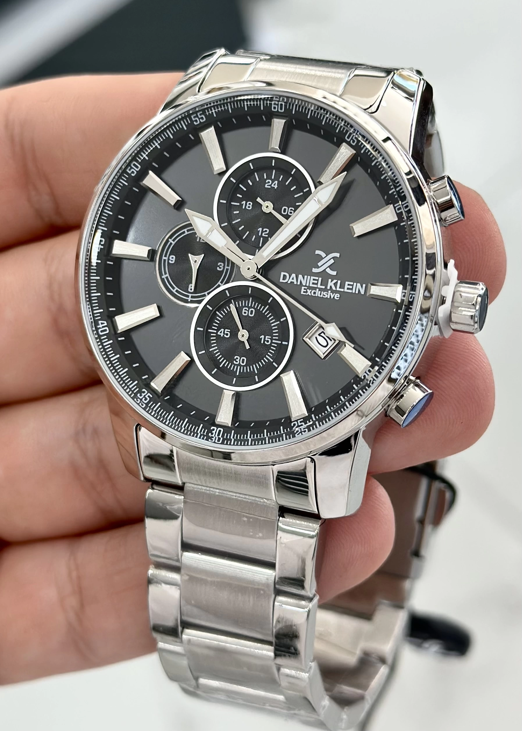 Daniel Klein Orijinal 2 Yıl Garantili Su Geçirmez Çelik Kordon Fonksiyonlu Erkek Kol Saati ILK.10602.02