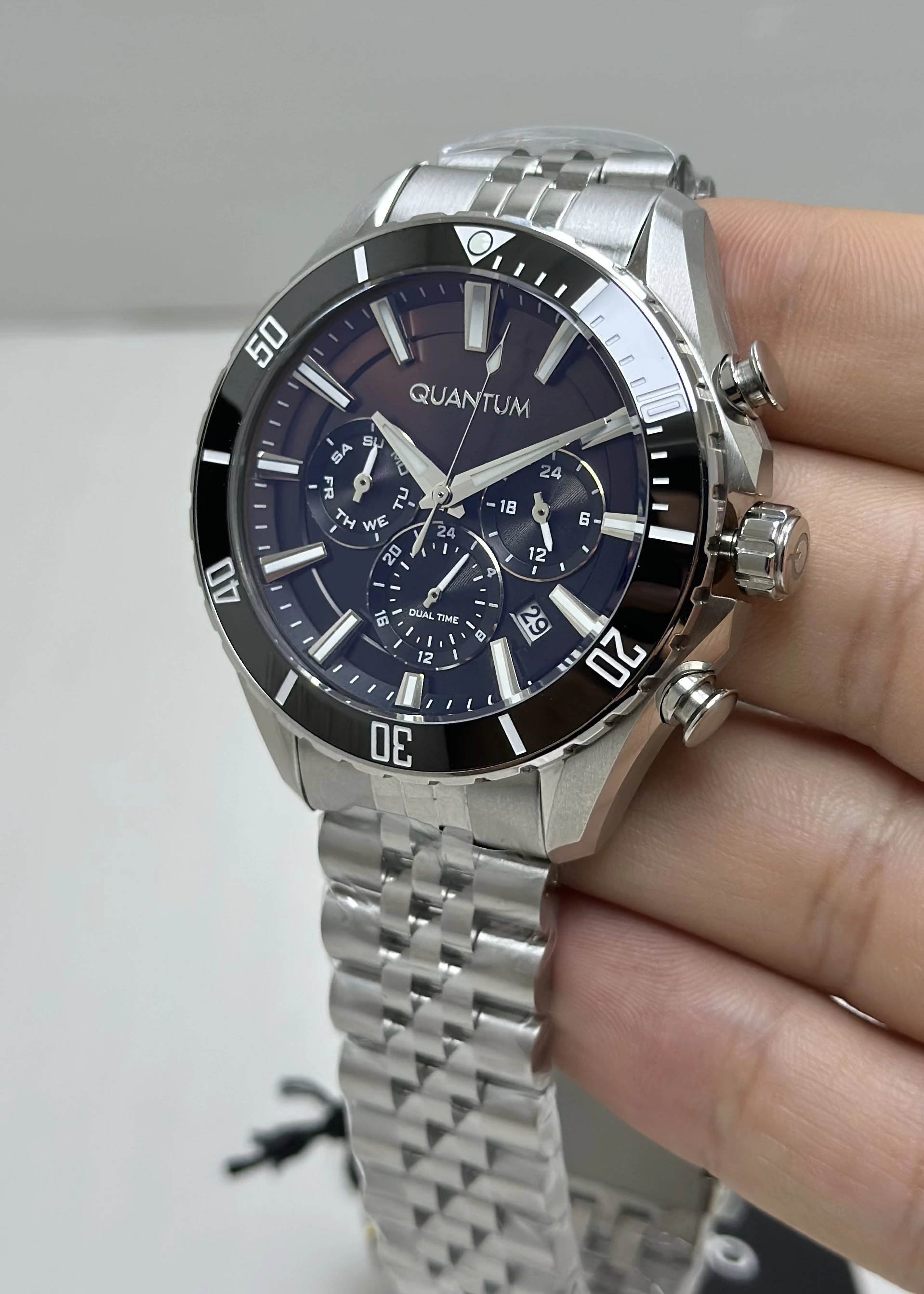 Quantum Orijinal 2 Yıl Garantili Su Geçirmez Çelik Kordon Fonksiyonlu Erkek Kol Saati