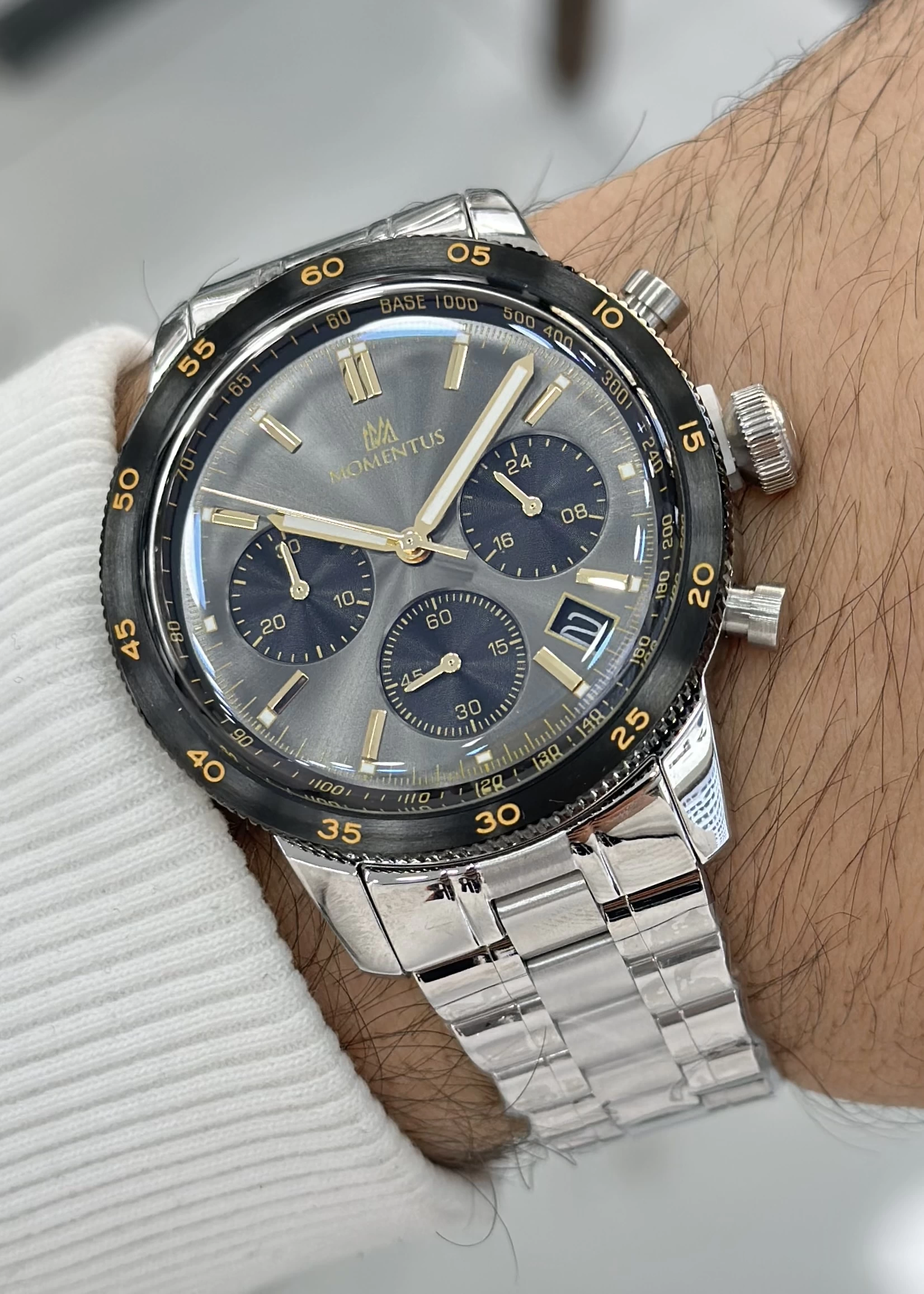 Momentus Orijinal Çelik Kordon Erkek Kol Saati