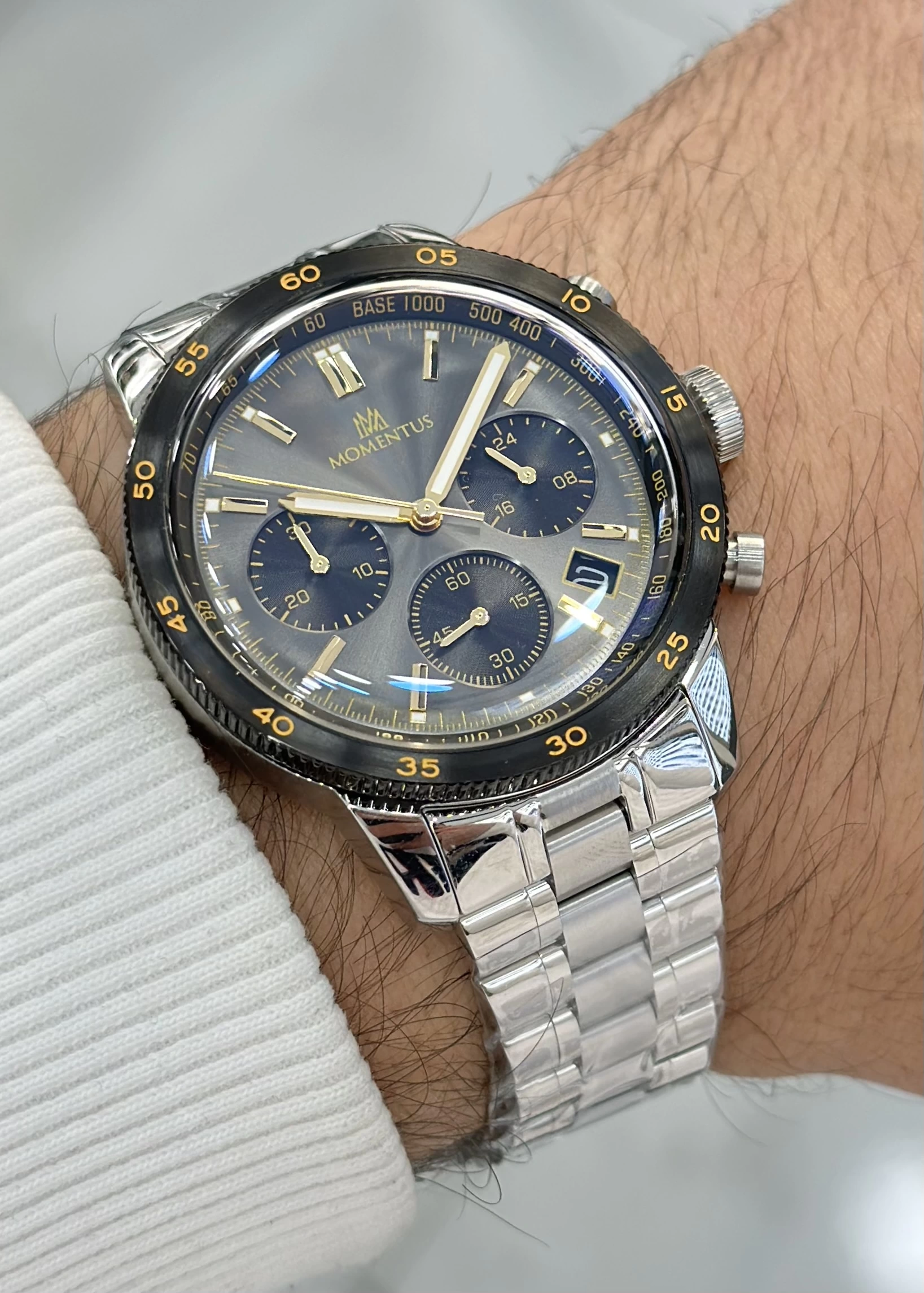 Momentus Orijinal Çelik Kordon Erkek Kol Saati