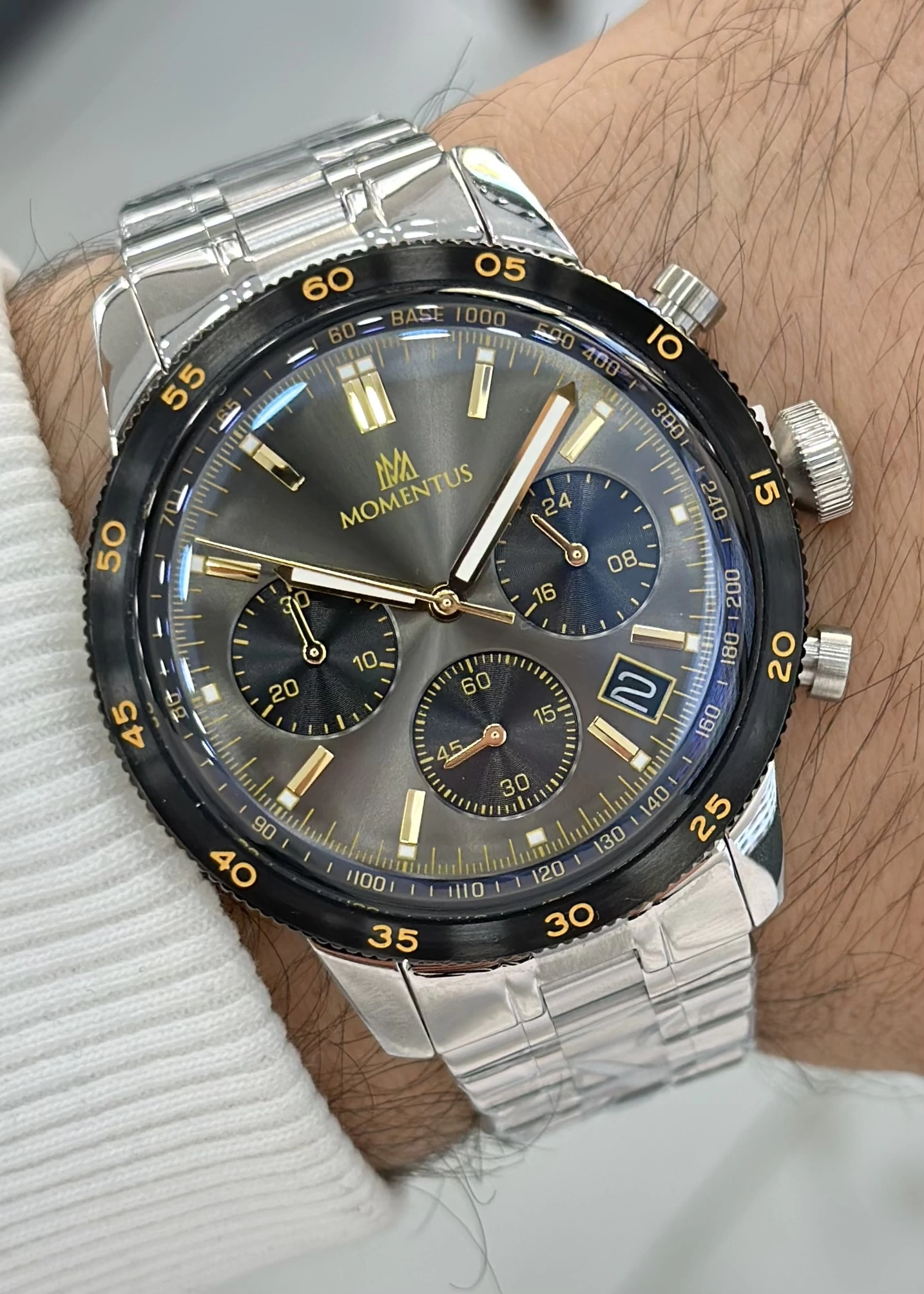 Momentus Orijinal Çelik Kordon Erkek Kol Saati