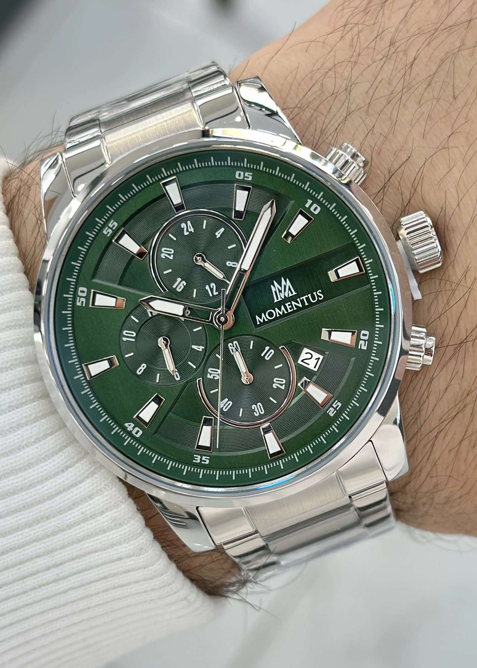 Momentus Orijinal Çelik Kordon Erkek Kol Saati ILKSC248S-15SS