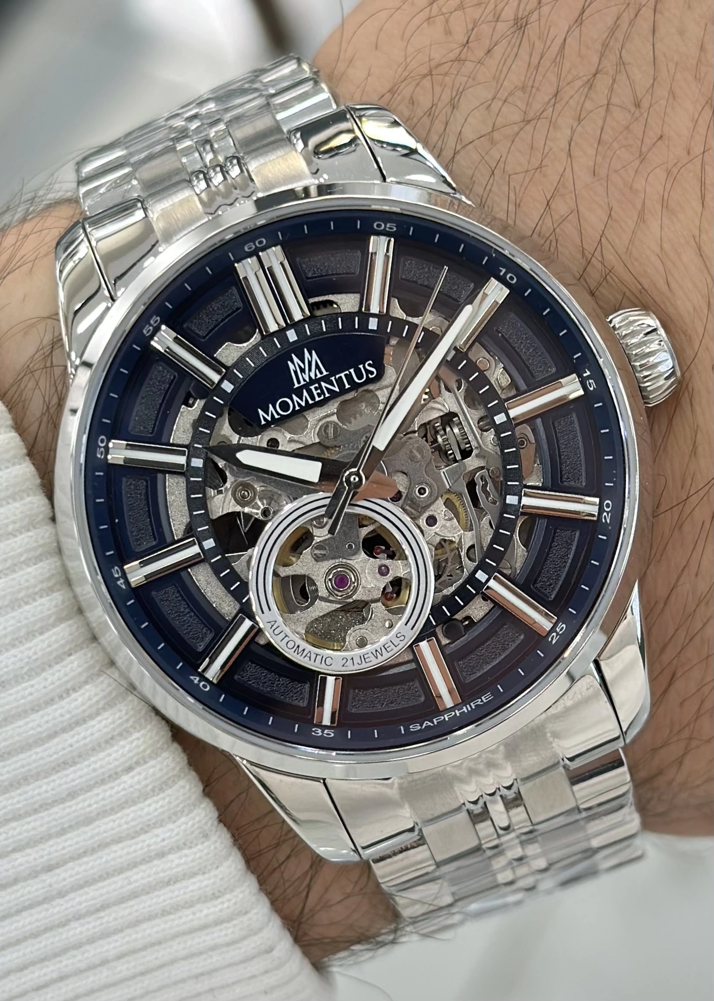 Momentus Orijinal Çelik Kordon Otomatik Erkek Kol Saati ILKTM380S-11SS