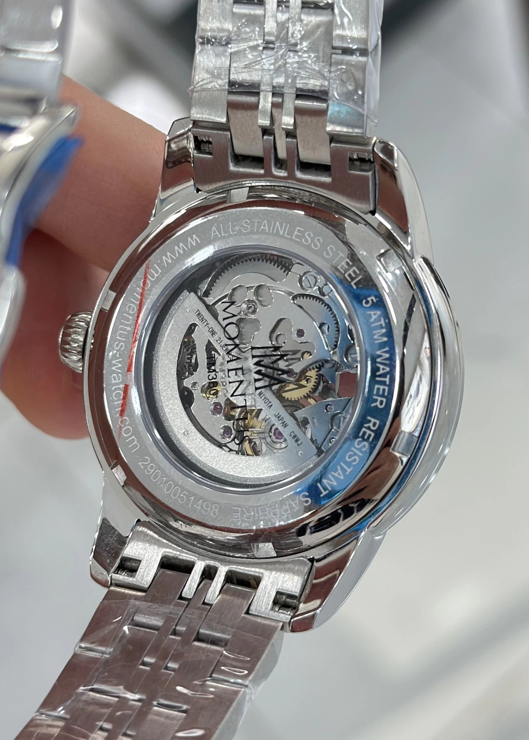 Momentus Orijinal Çelik Kordon Otomatik Erkek Kol Saati ILKTM380S-11SS