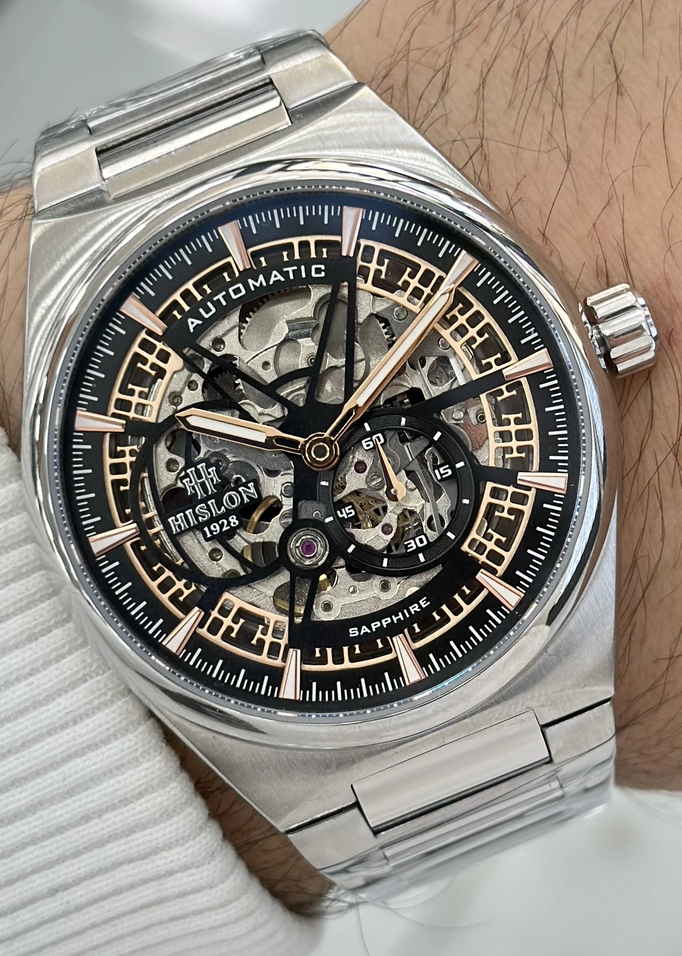 Hislon ILKSD136S-05SR Otomatik Erkek Kol Saati