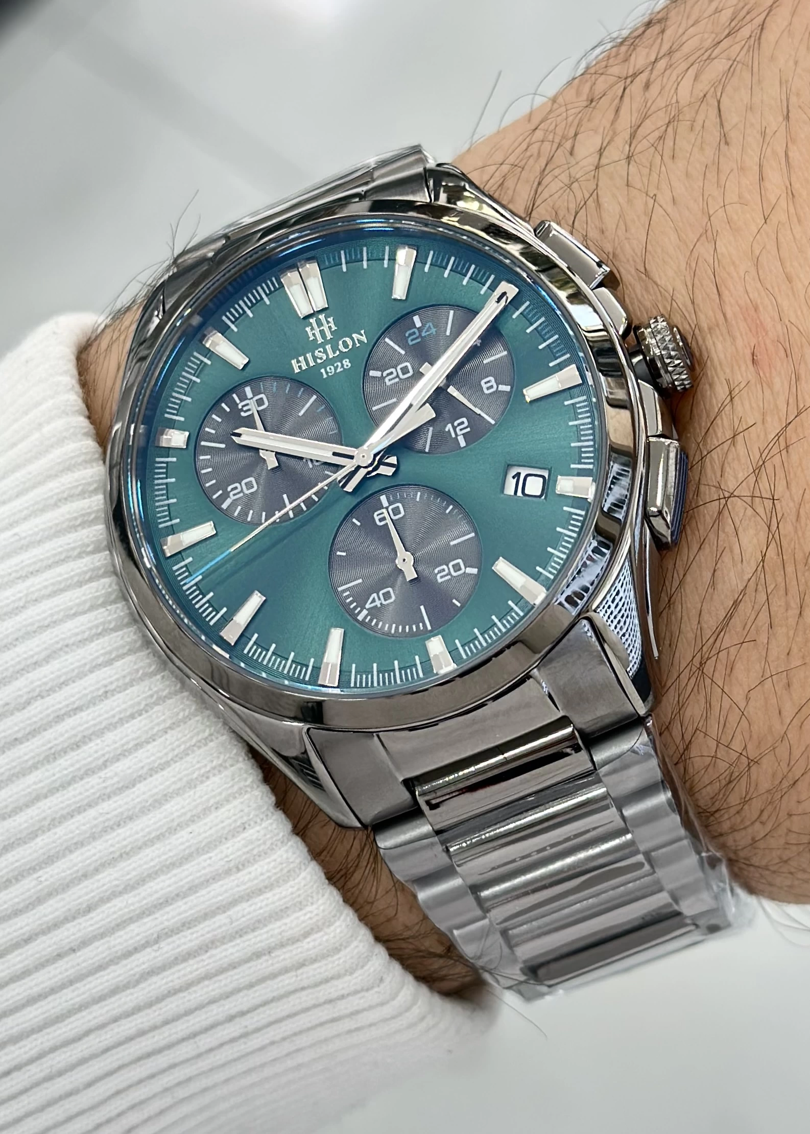 Hislon ILKMS152N-15SS Orijinal Çelik Kordon Erkek Kol Saati