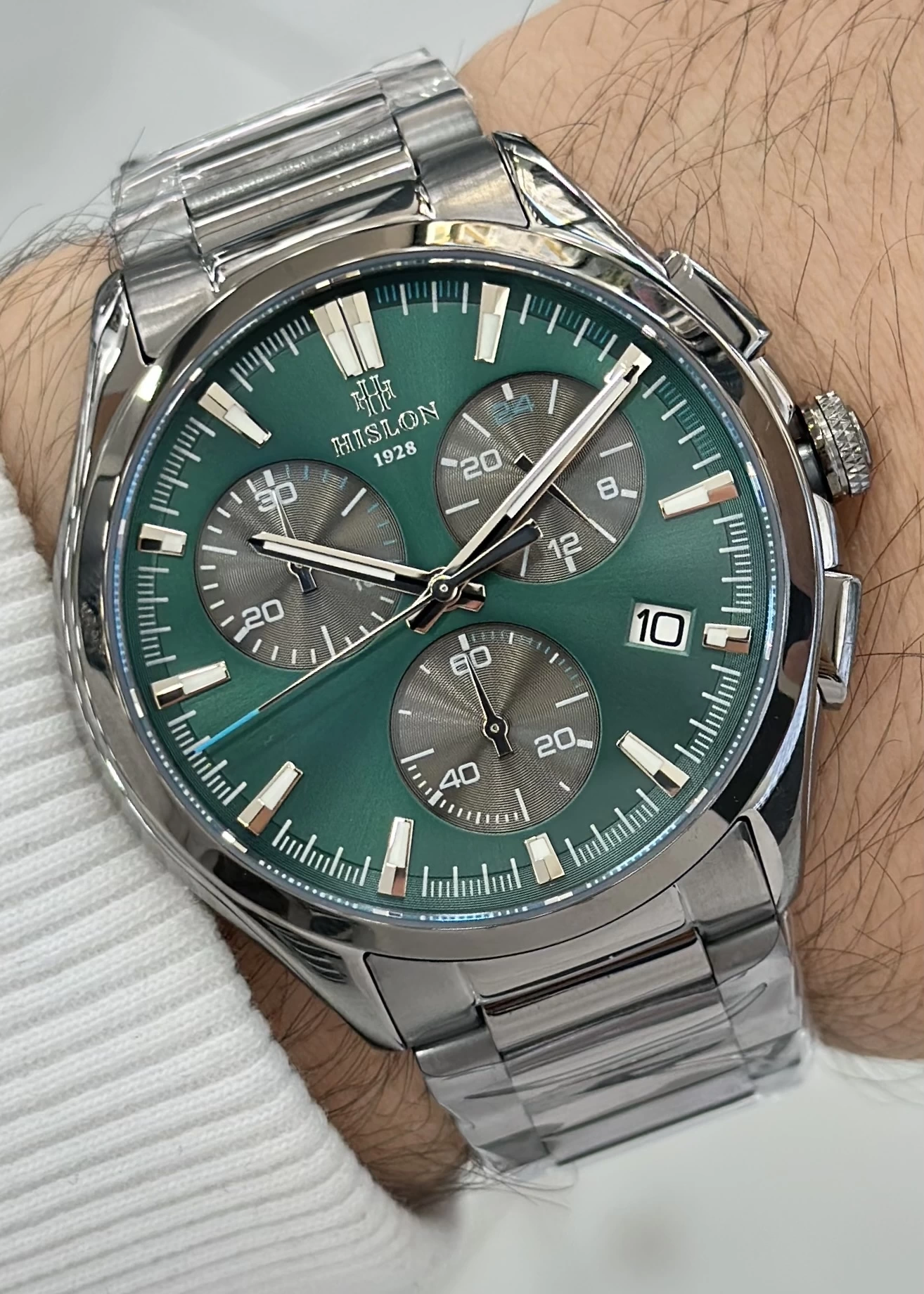 Hislon ILKMS152N-15SS Orijinal Çelik Kordon Erkek Kol Saati