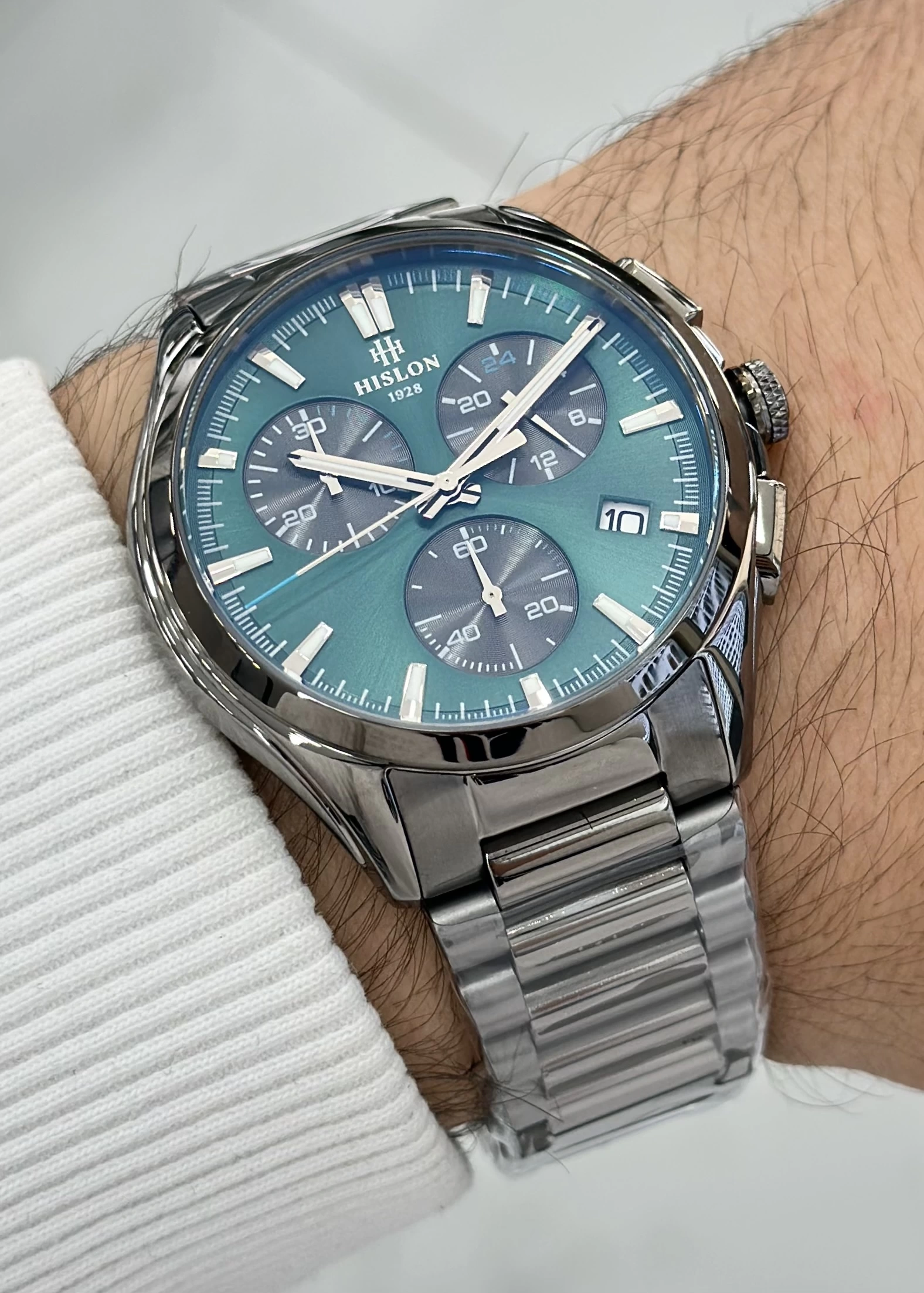 Hislon ILKMS152N-15SS Orijinal Çelik Kordon Erkek Kol Saati