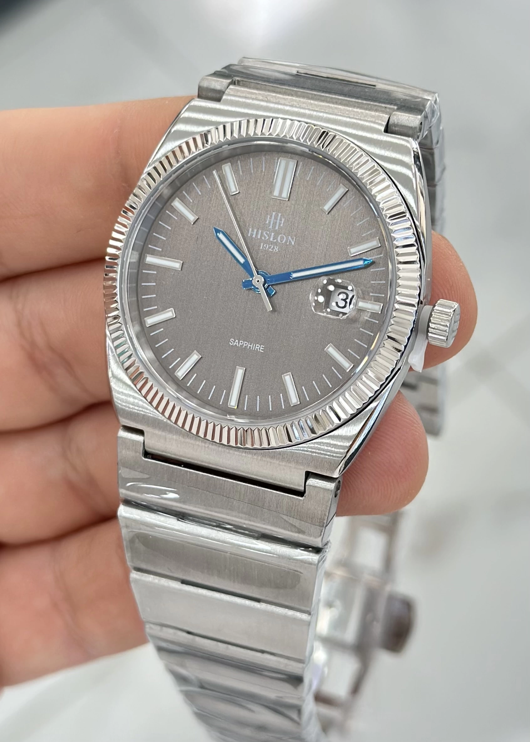 Hislon ILKCL211S-07SS Orijinal Çelik Kordon Erkek Kol Saati