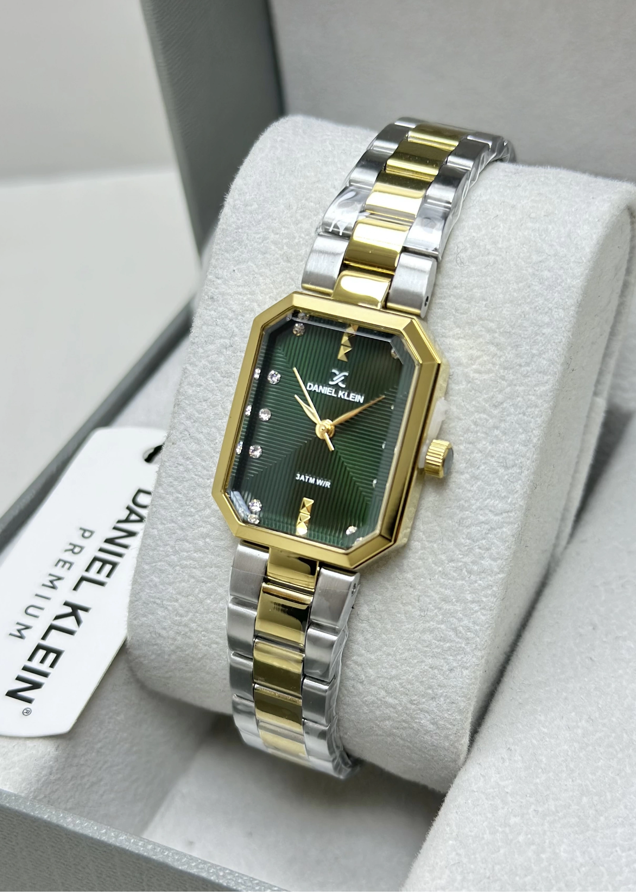 Daniel Klein Dikdörtgen Su Geçirmez Çelik Kordon Kadın Kol Saati ILK109683