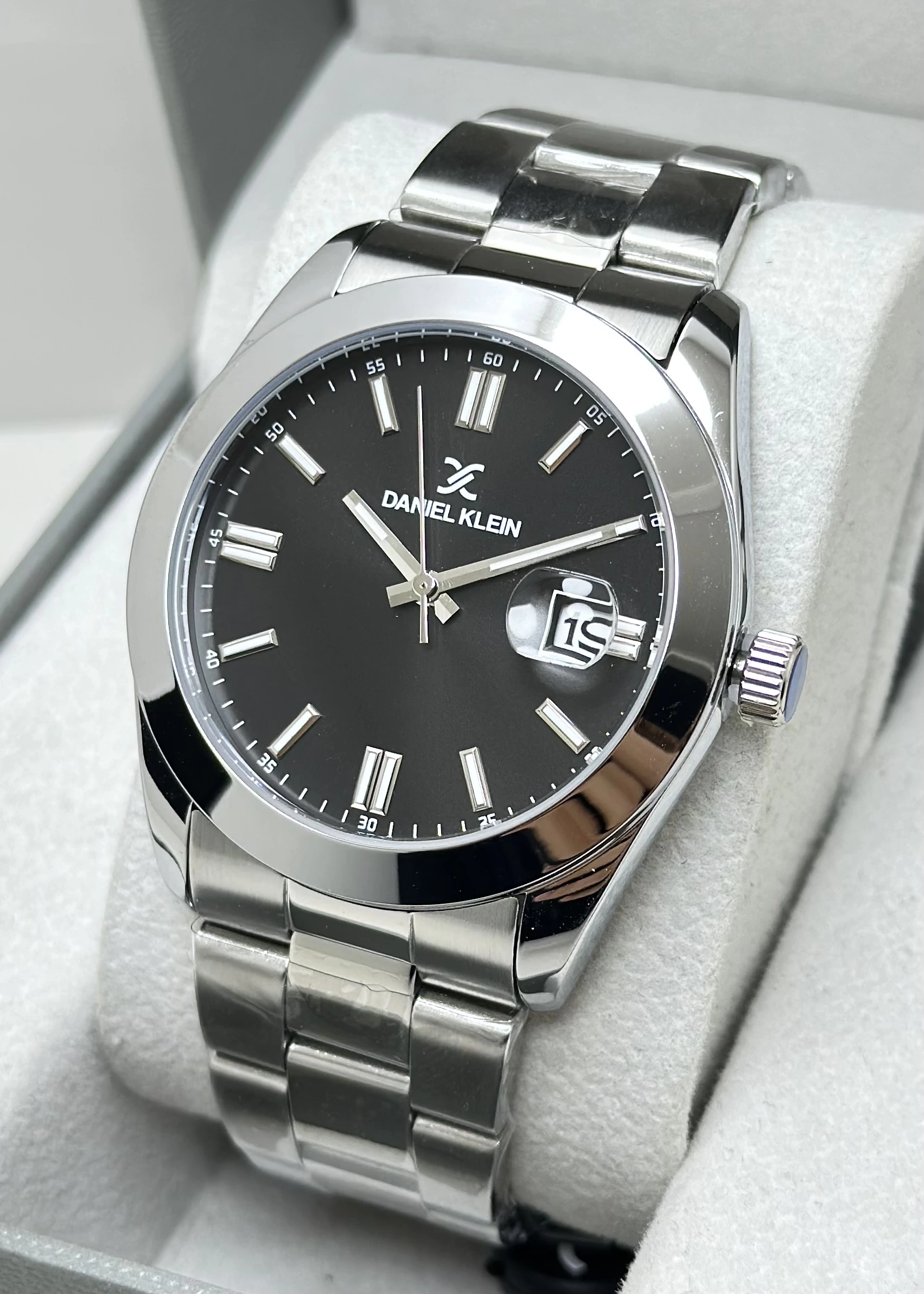 Daniel Klein Damat Hediyesi Orijinal 2 Yıl Garantili Su Geçirmez Çelik Kordon Erkek Kol Saati ILK10011M2