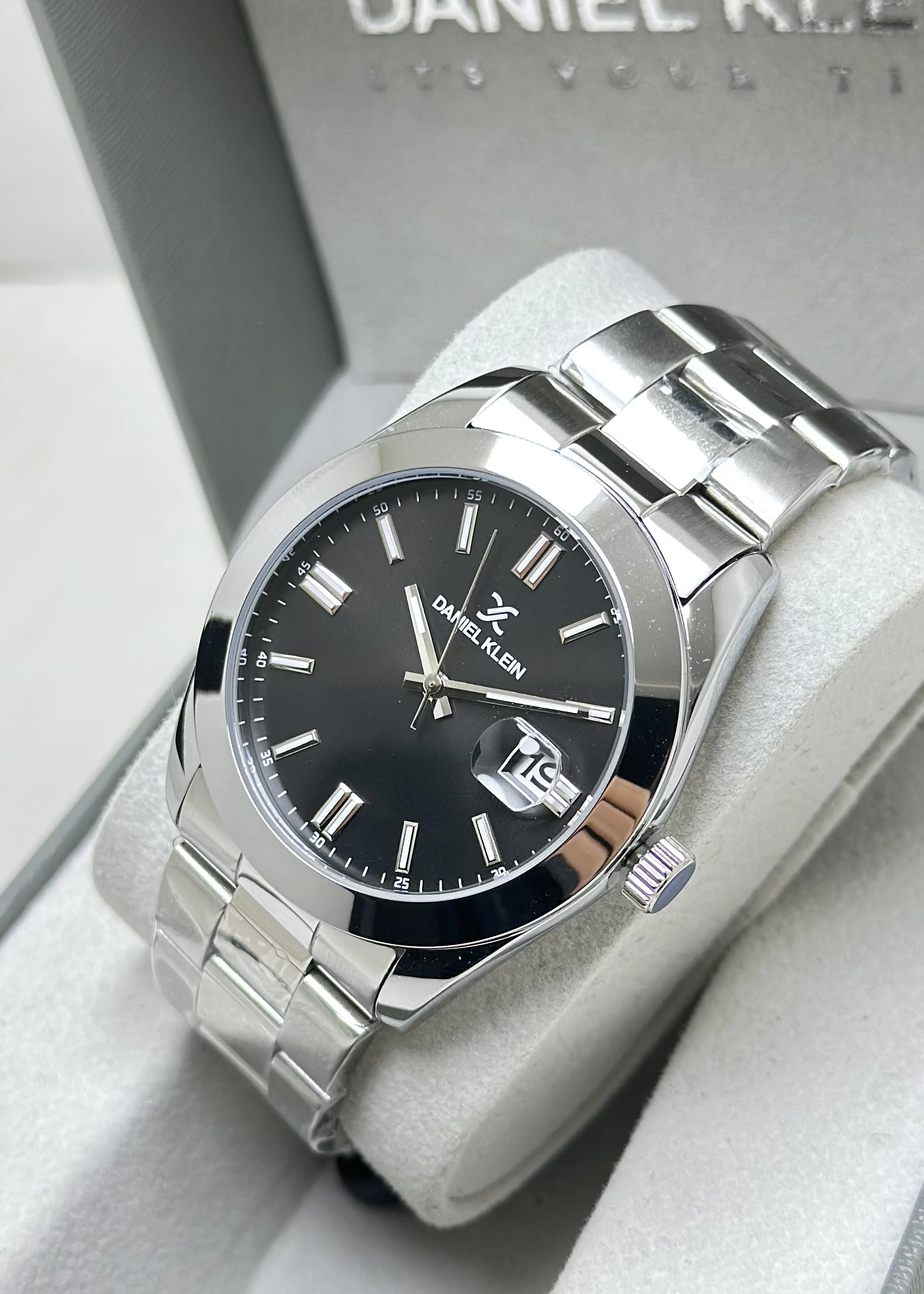 Daniel Klein Damat Hediyesi Orijinal 2 Yıl Garantili Su Geçirmez Çelik Kordon Erkek Kol Saati ILK10011M2
