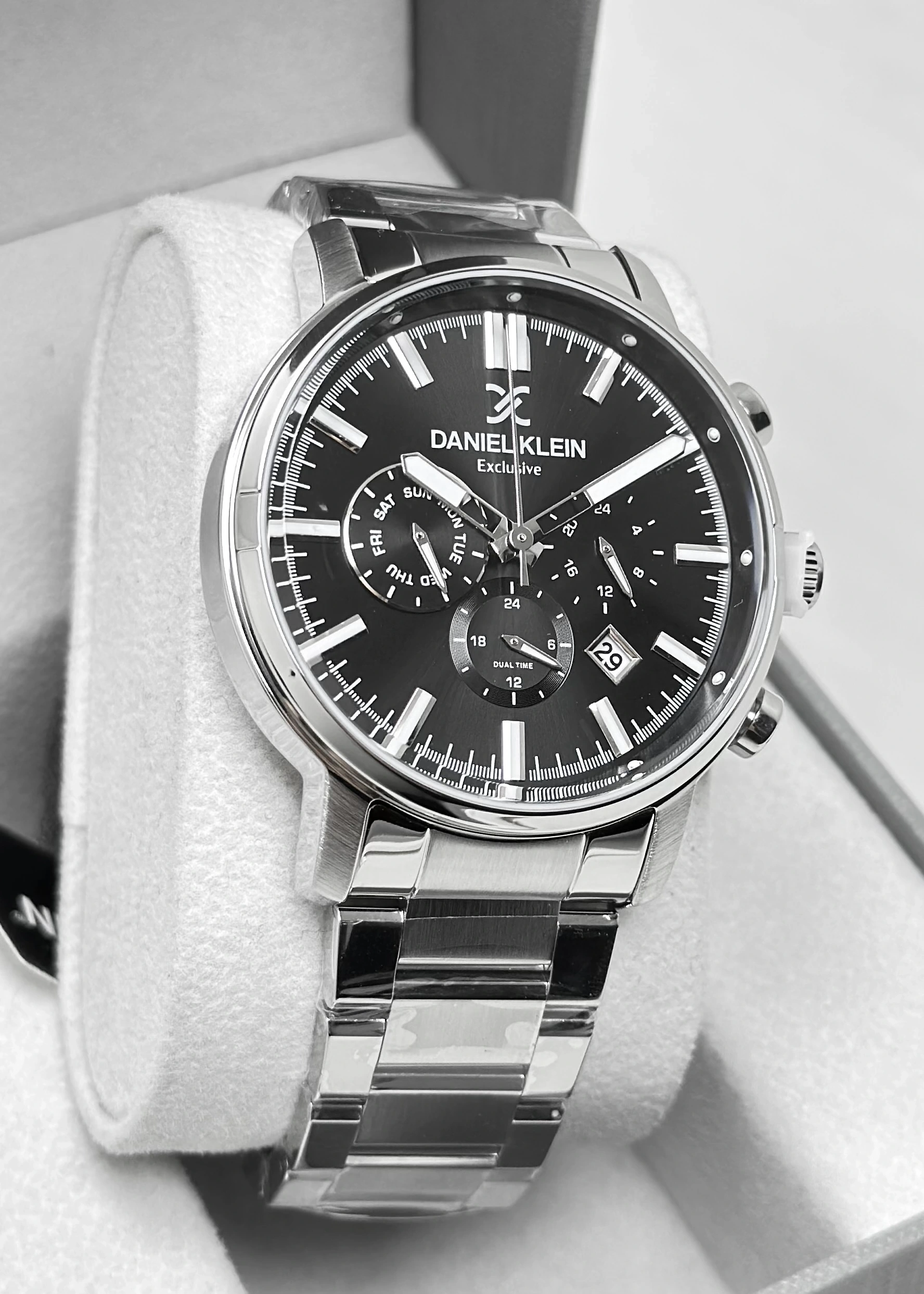 Daniel Klein Orijinal 2 Yıl Garantili Su Geçirmez Çelik Kordon Fonksiyonlu Erkek Kol Saati