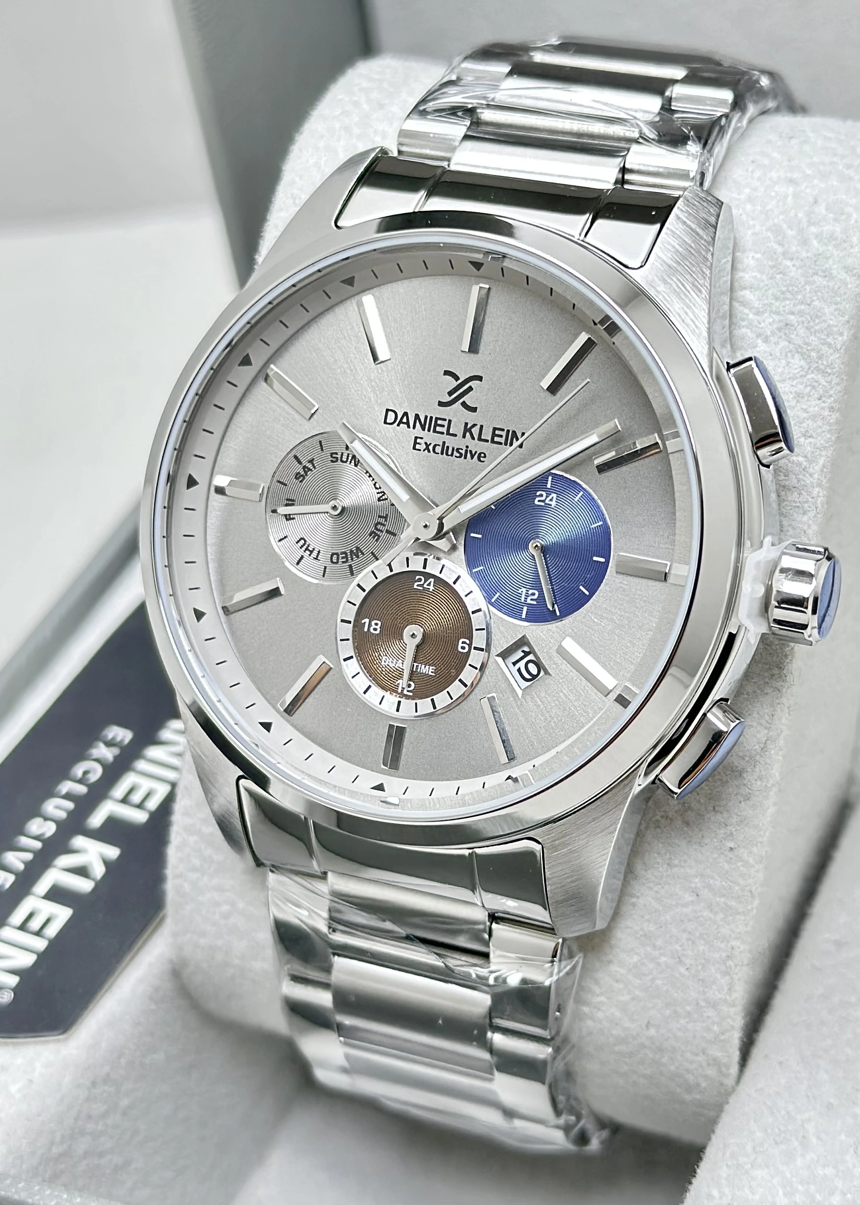 Daniel Klein Orijinal 2 Yıl Garantili Su Geçirmez Çelik Kordon Fonksiyonlu Erkek Kol Saati