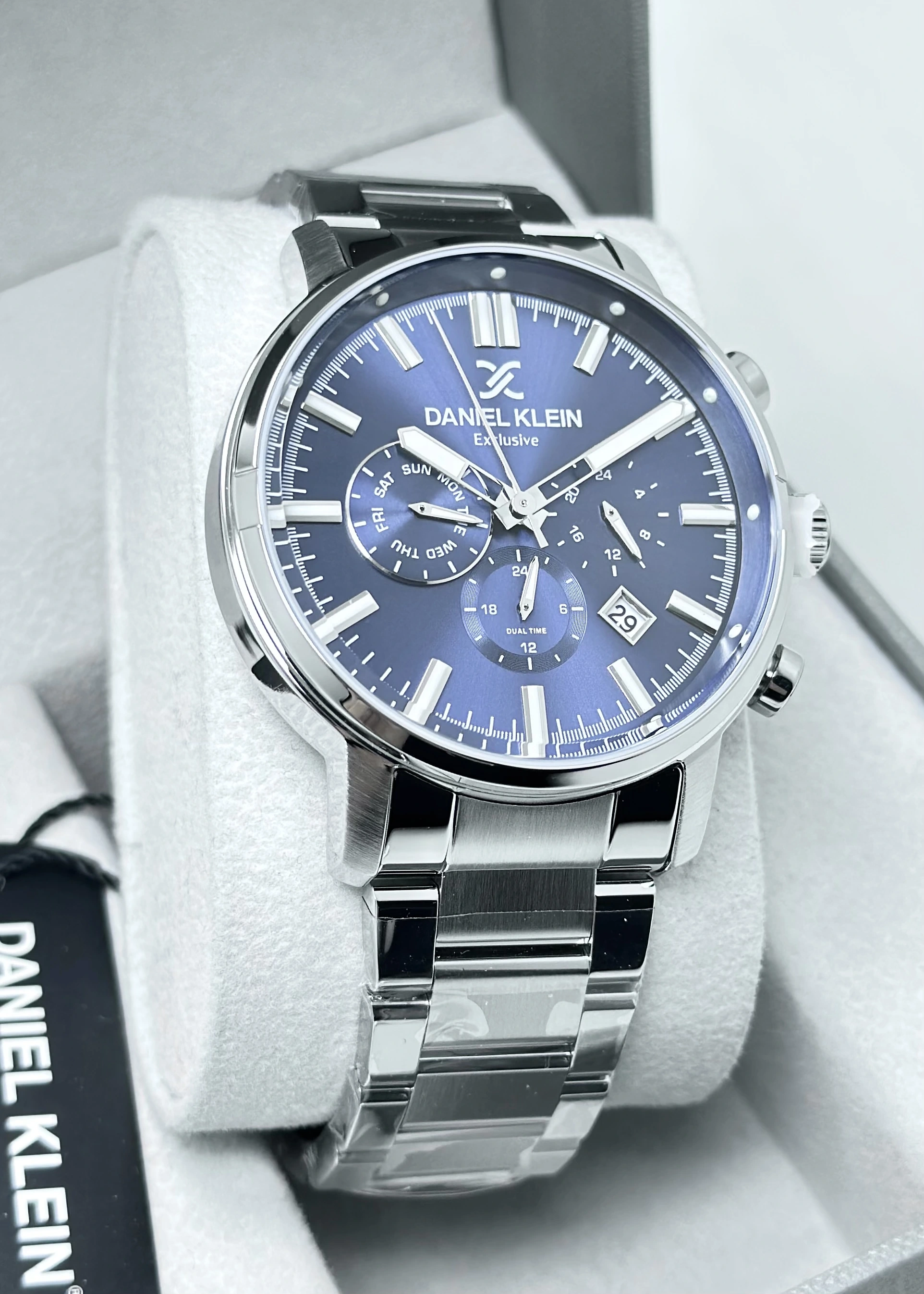 Daniel Klein Orijinal 2 Yıl Garantili Su Geçirmez Çelik Kordon Fonksiyonlu Erkek Kol Saati
