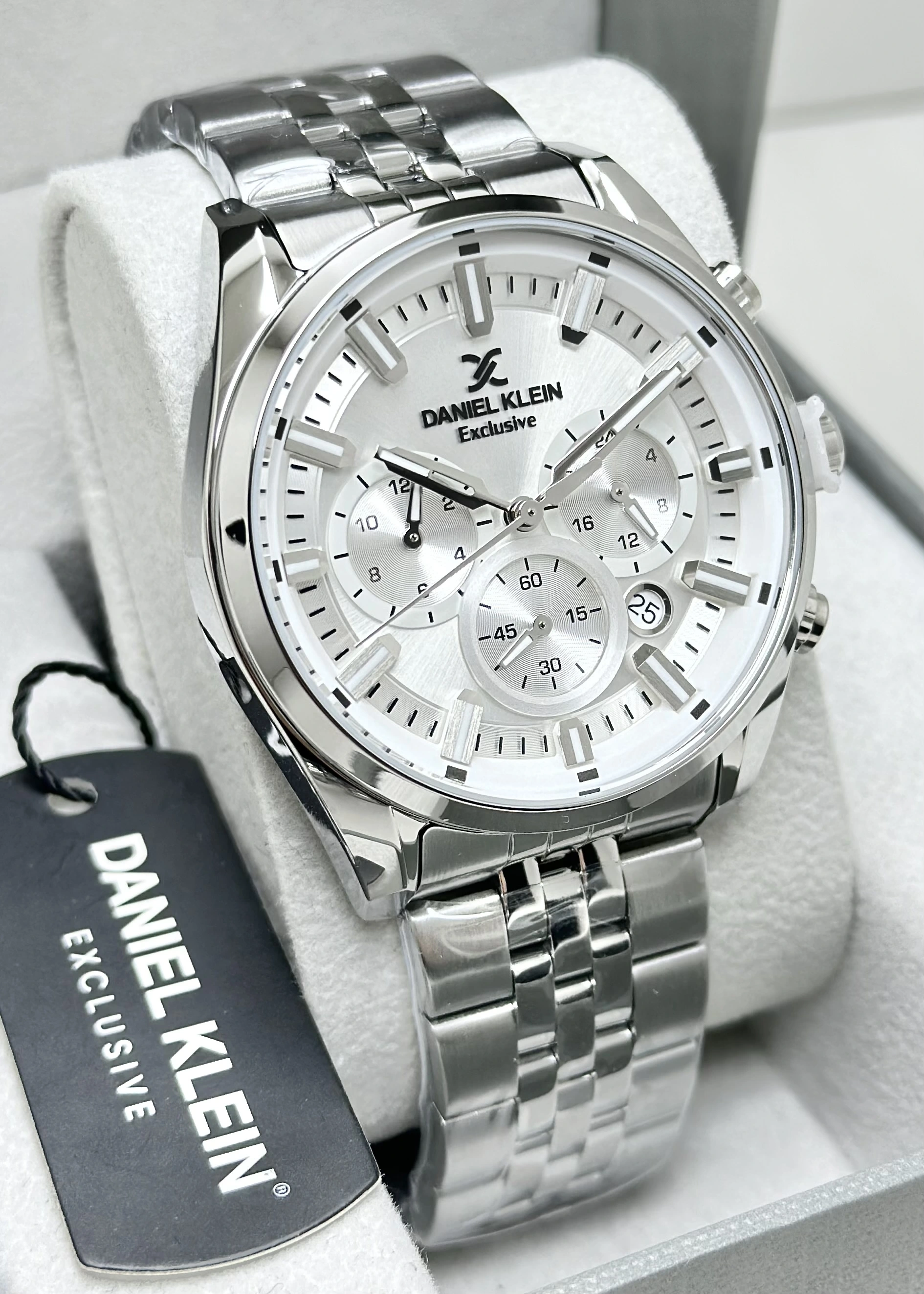 Daniel Klein Orijinal 2 Yıl Garantili Su Geçirmez Çelik Kordon Erkek Kol Saati ILK13740T1