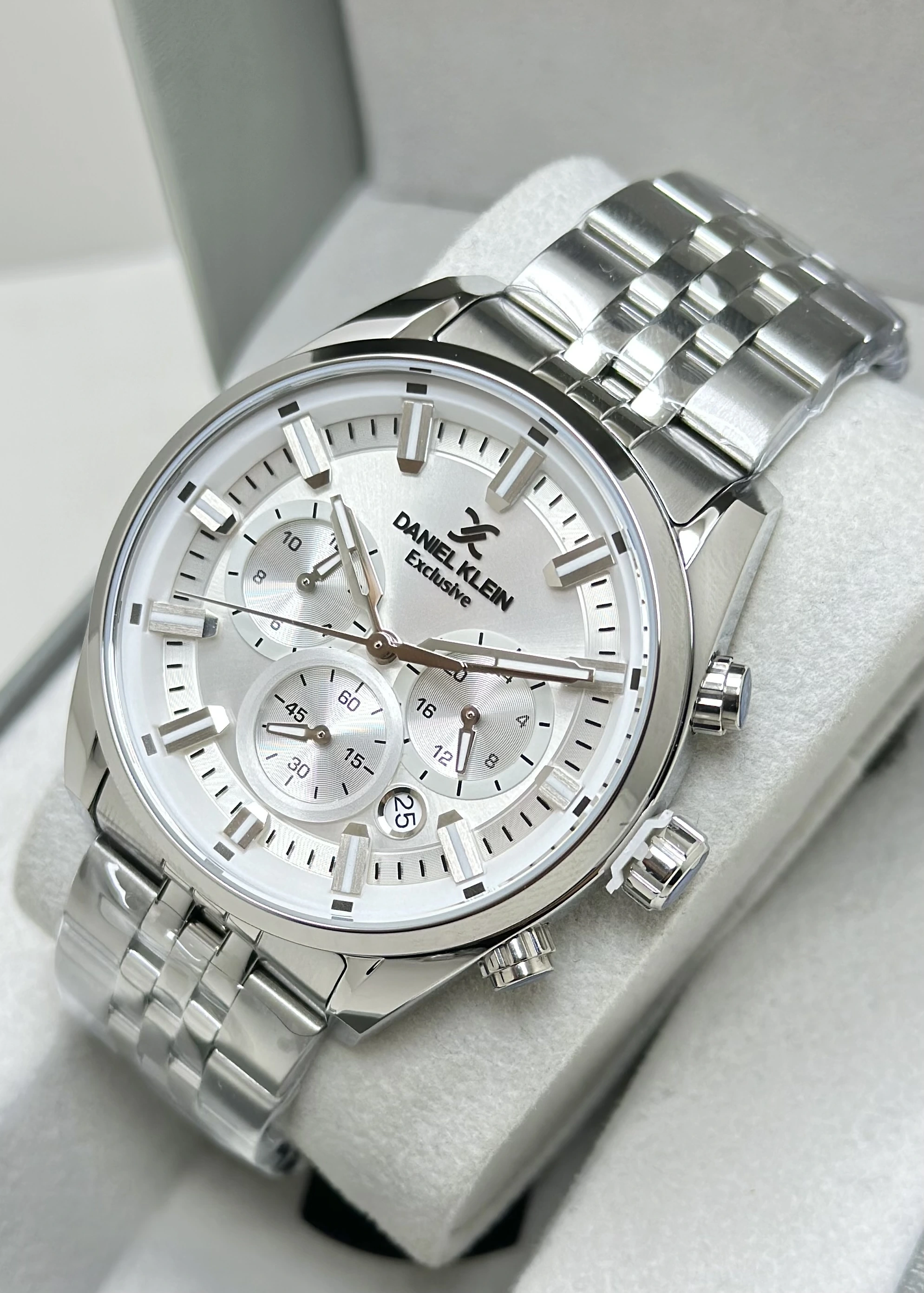 Daniel Klein Orijinal 2 Yıl Garantili Su Geçirmez Çelik Kordon Erkek Kol Saati ILK13740T1