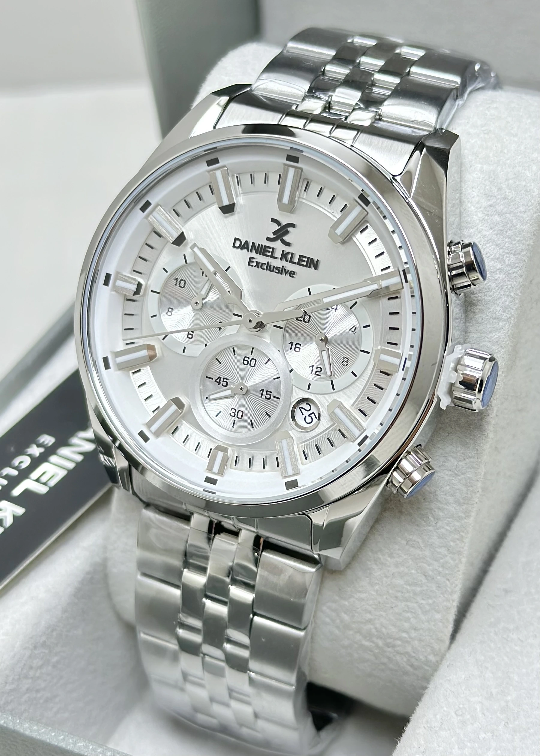 Daniel Klein Orijinal 2 Yıl Garantili Su Geçirmez Çelik Kordon Erkek Kol Saati ILK13740T1