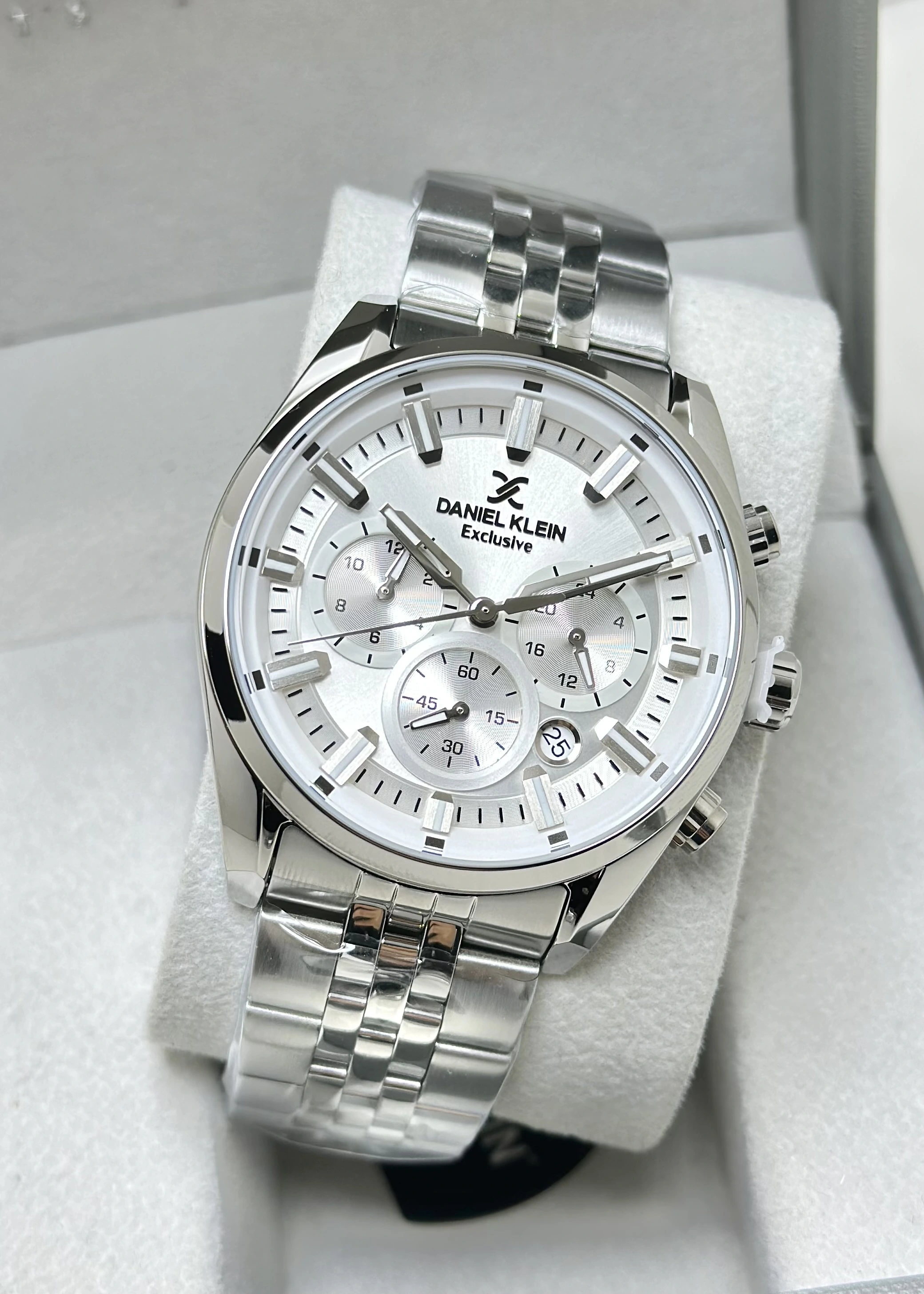 Daniel Klein Orijinal 2 Yıl Garantili Su Geçirmez Çelik Kordon Erkek Kol Saati ILK13740T1