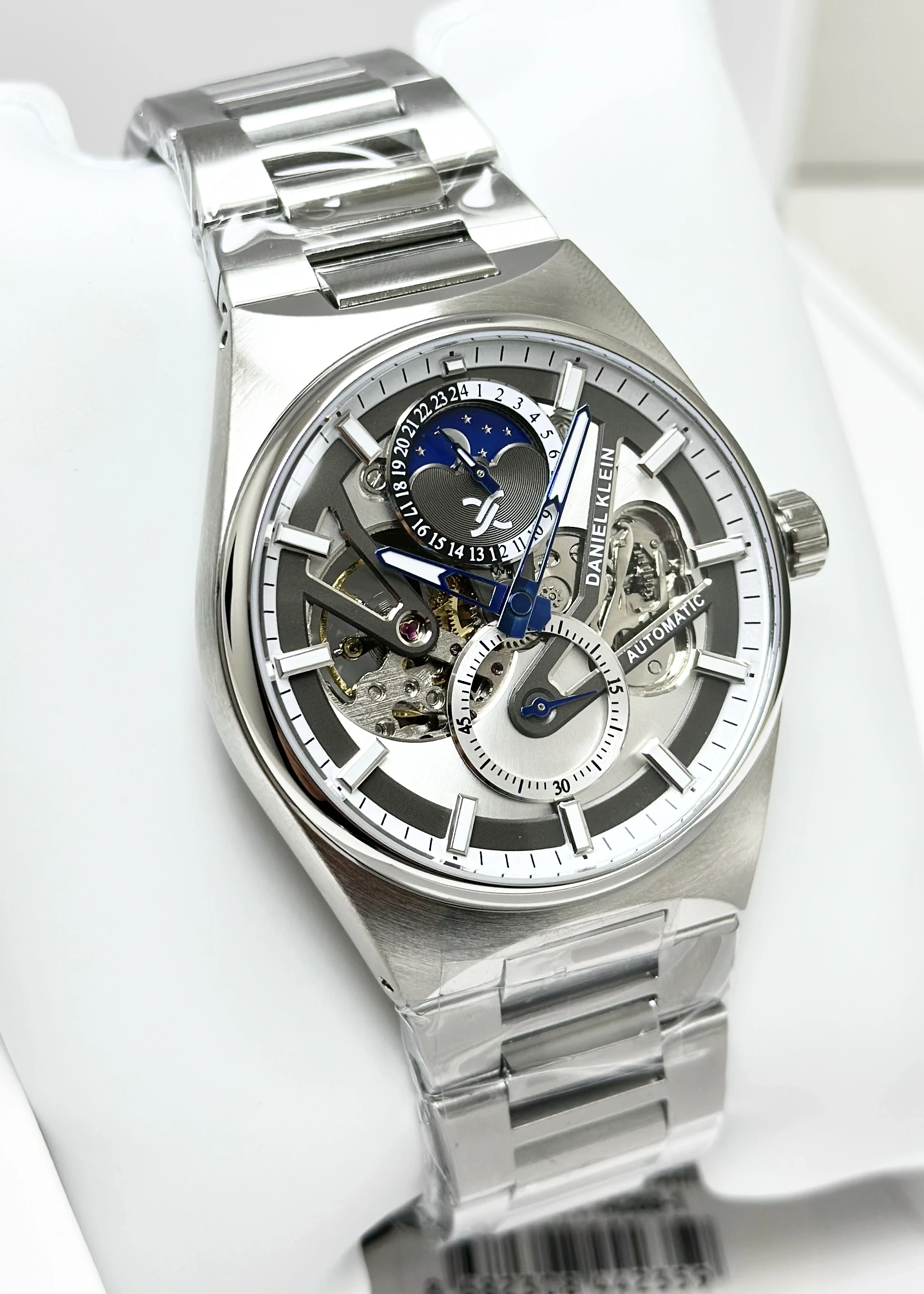 Daniel Klein Orijinal 2 Yıl Garantili Su Geçirmez Metal Kordon Otomatik Erkek Kol Saati ILK14269M1