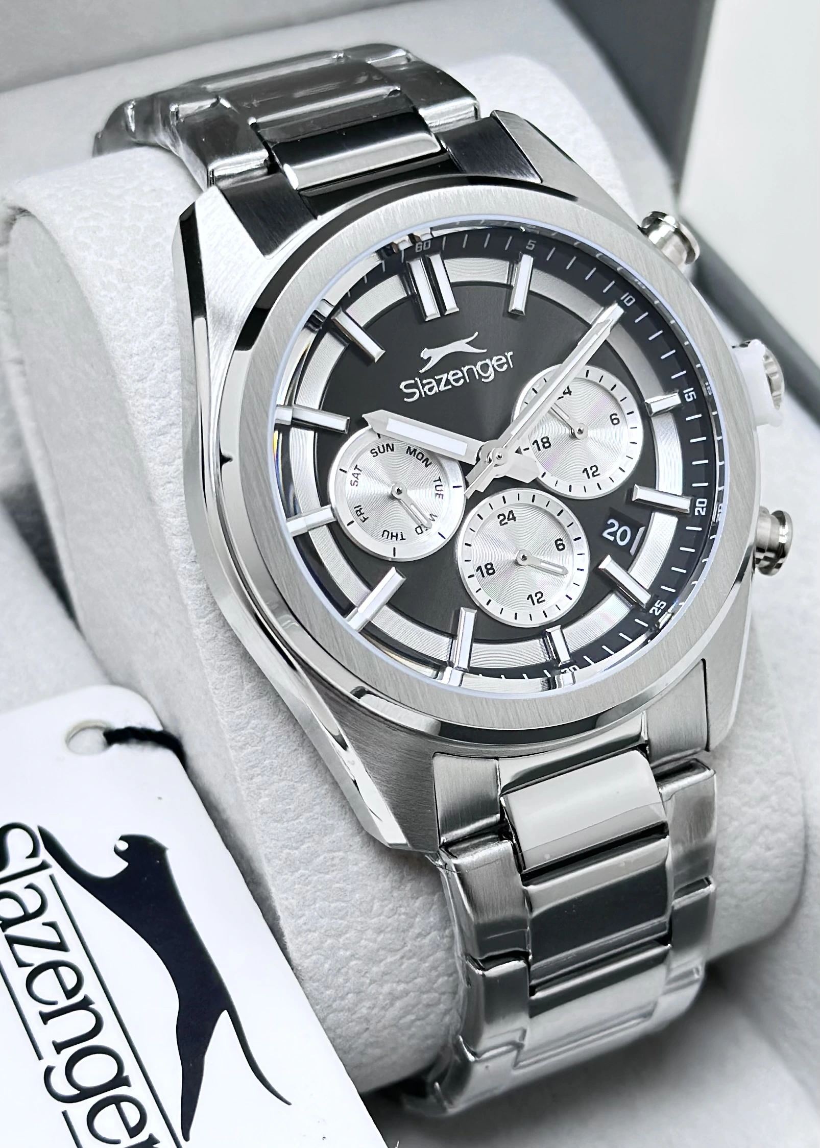 Slazenger Erkek Kol Saati Nişan Hediyesi Fonksiyonlu Orijinal Su Geçirmez ILK2554A1