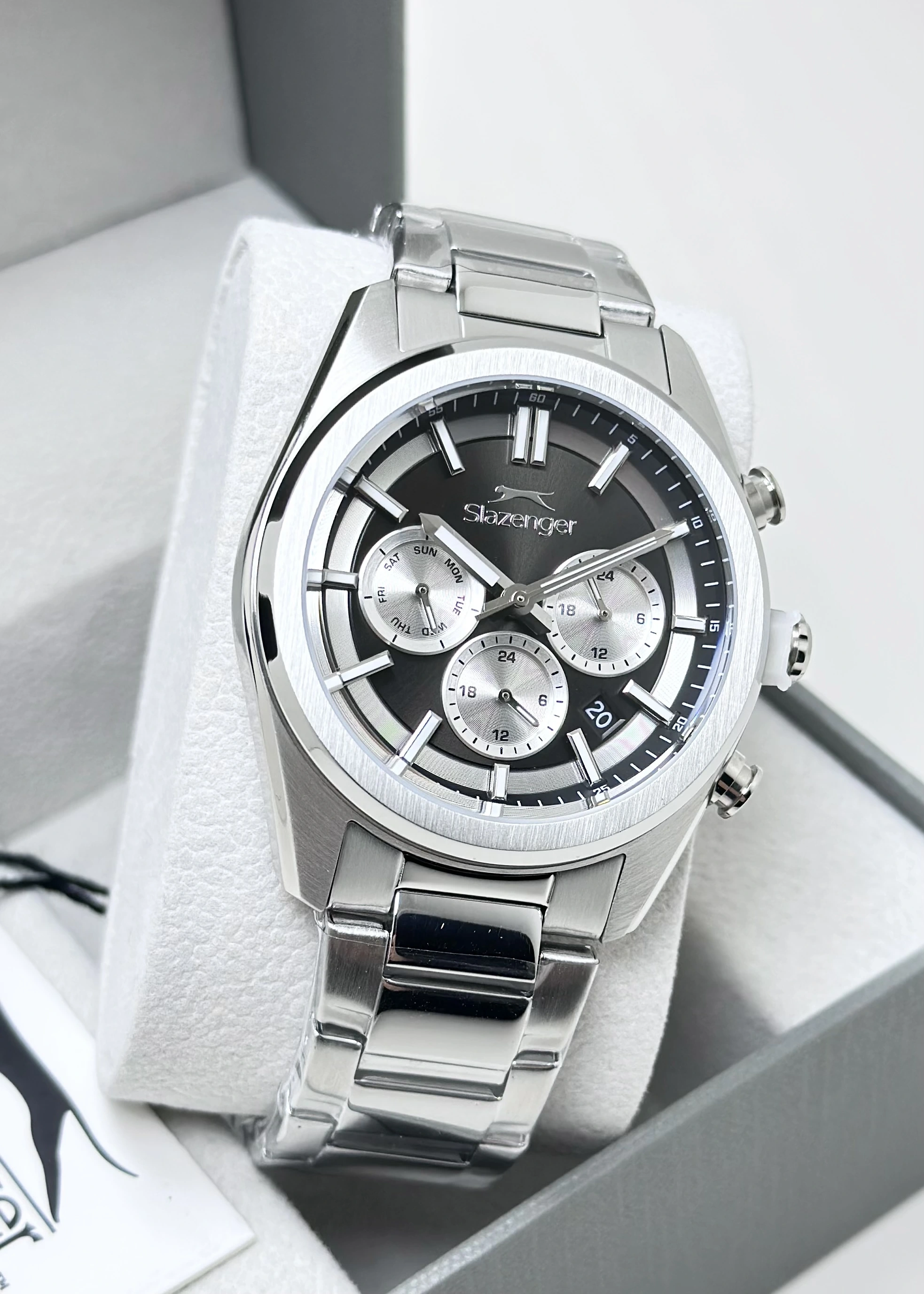 Slazenger Erkek Kol Saati Nişan Hediyesi Fonksiyonlu Orijinal Su Geçirmez ILK2554A1