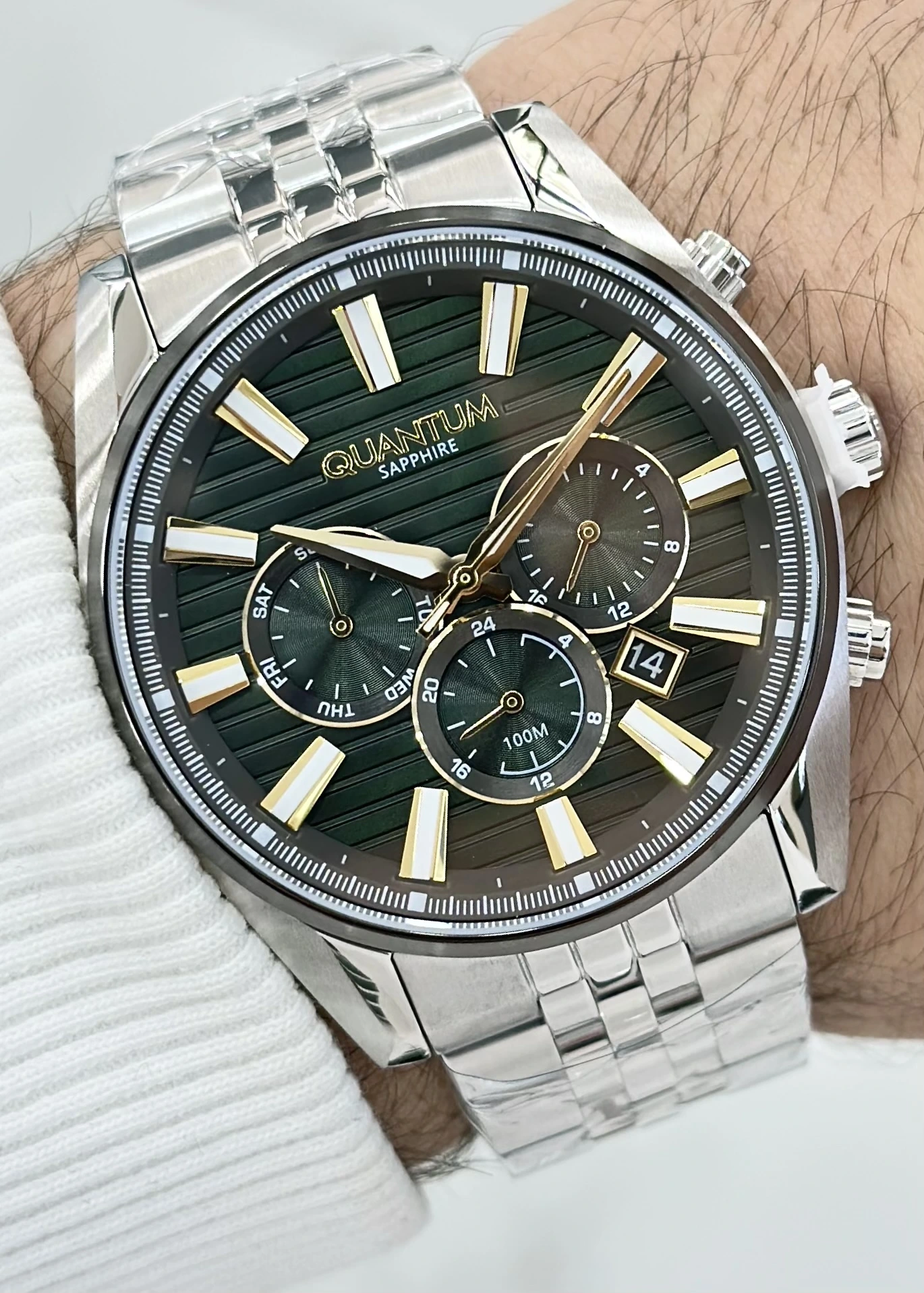 Quantum Orijinal 2 Yıl Garantili Su Geçirmez Çelik Kordon Fonksiyonlu Erkek Kol Saati