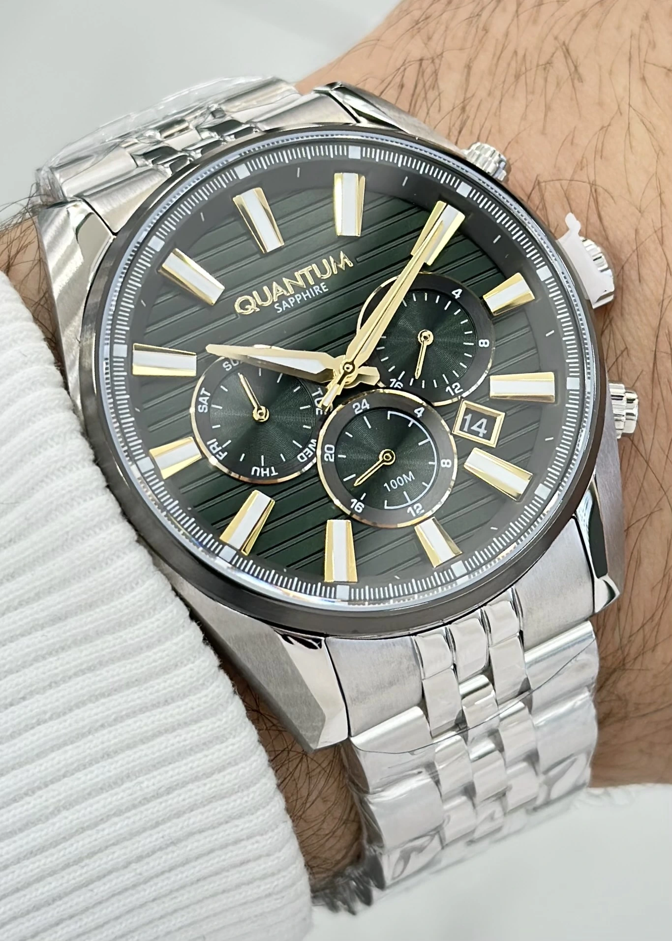 Quantum Orijinal 2 Yıl Garantili Su Geçirmez Çelik Kordon Fonksiyonlu Erkek Kol Saati