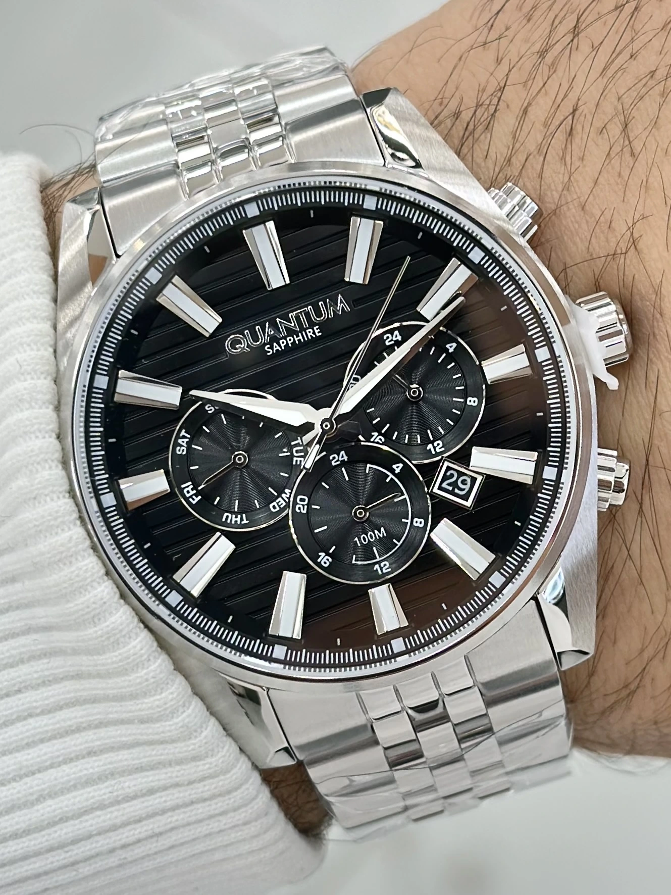 Qunatum Orijinal 2 Yıl Garantili Su Geçirmez Çelik Kordon Fonksiyonlu Erkek Kol Saati