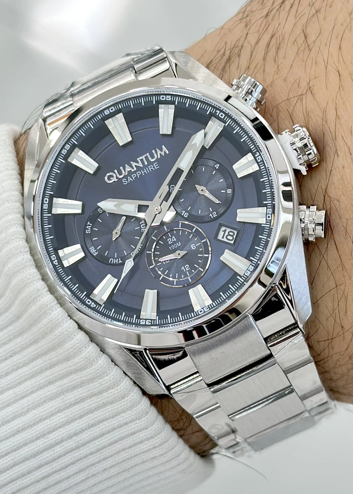 Qunatum Orijinal 2 Yıl Garantili Su Geçirmez Çelik Kordon Fonksiyonlu Erkek Kol Saati ILK1219.S